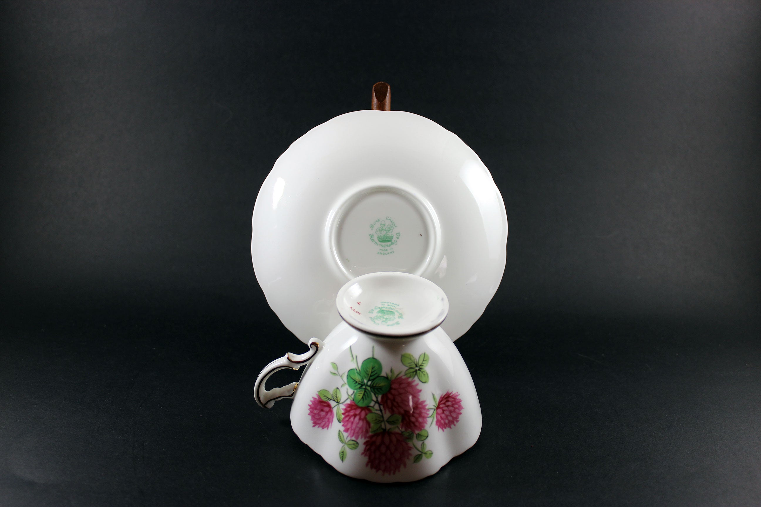 Hammersley, Pink Clover, Teacup and Saucer