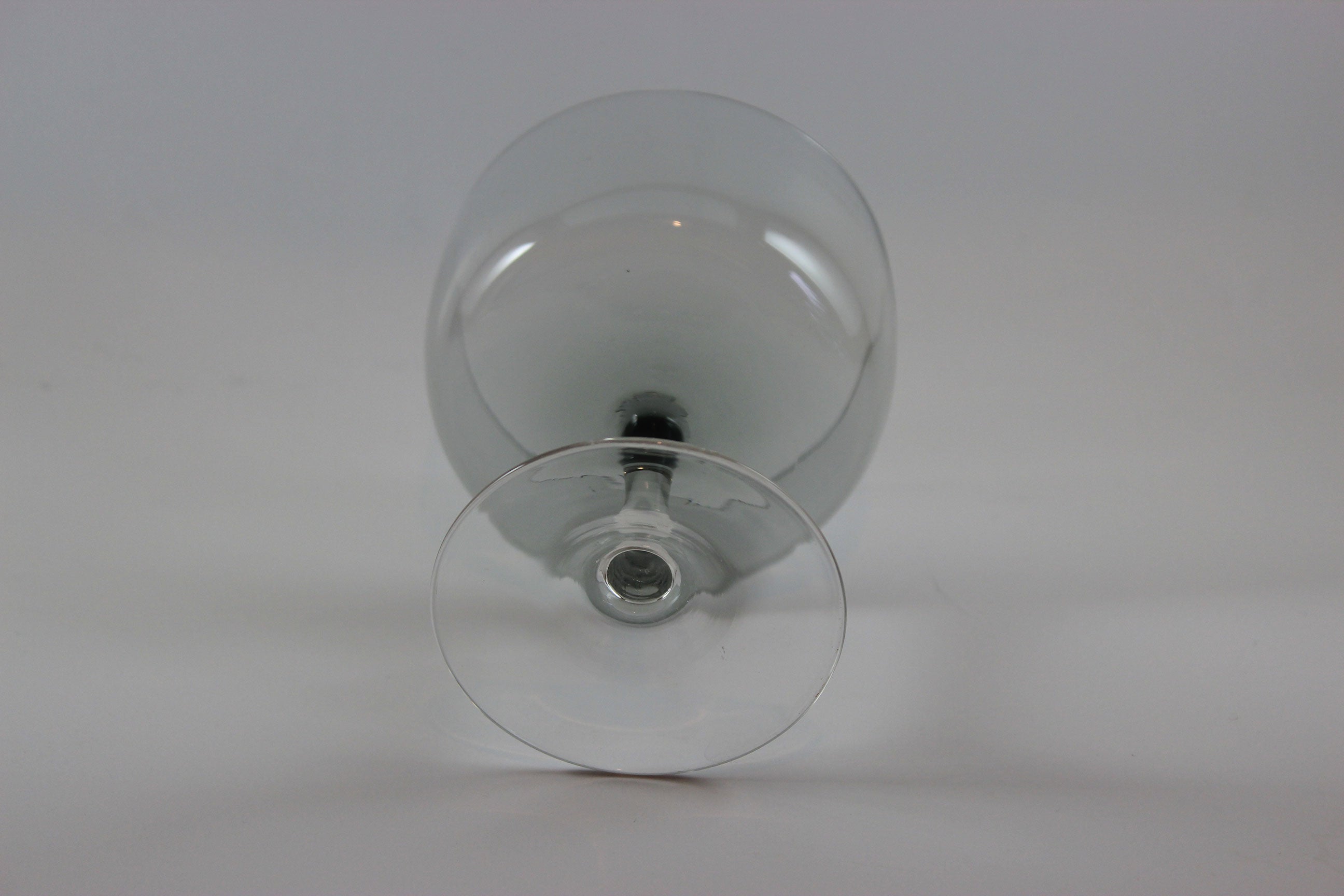 Holmegaard Smoke Grey Champagne Coup or High Dessert Glasses
