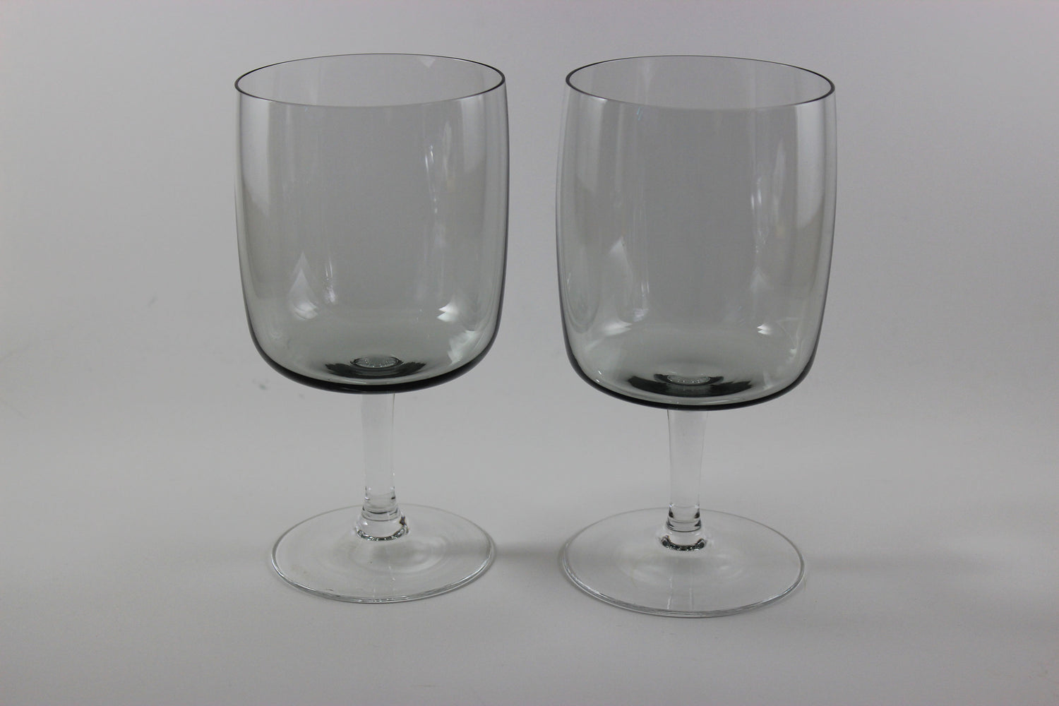 Holmegaard Smoke Grey Large Wine Glasses