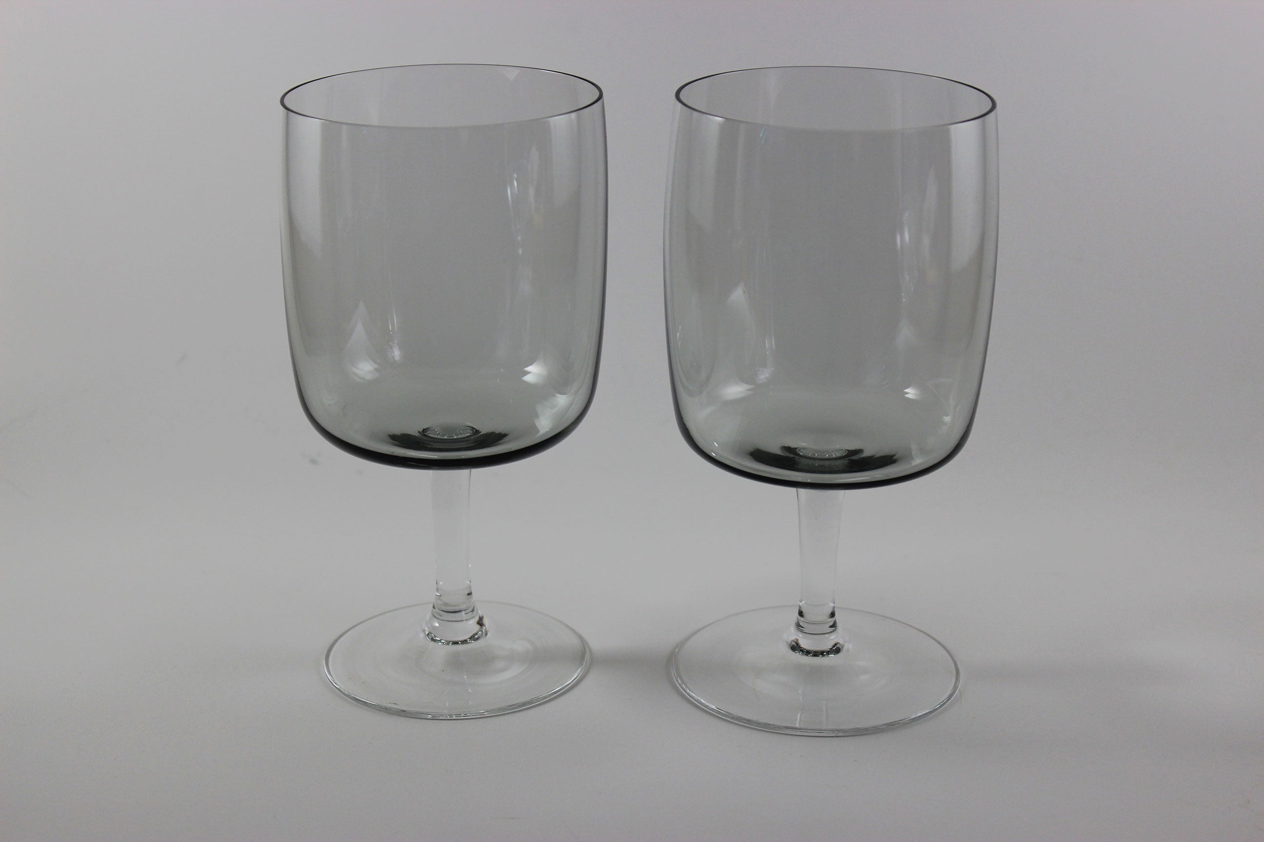Holmegaard Smoke Grey Large Wine Glasses