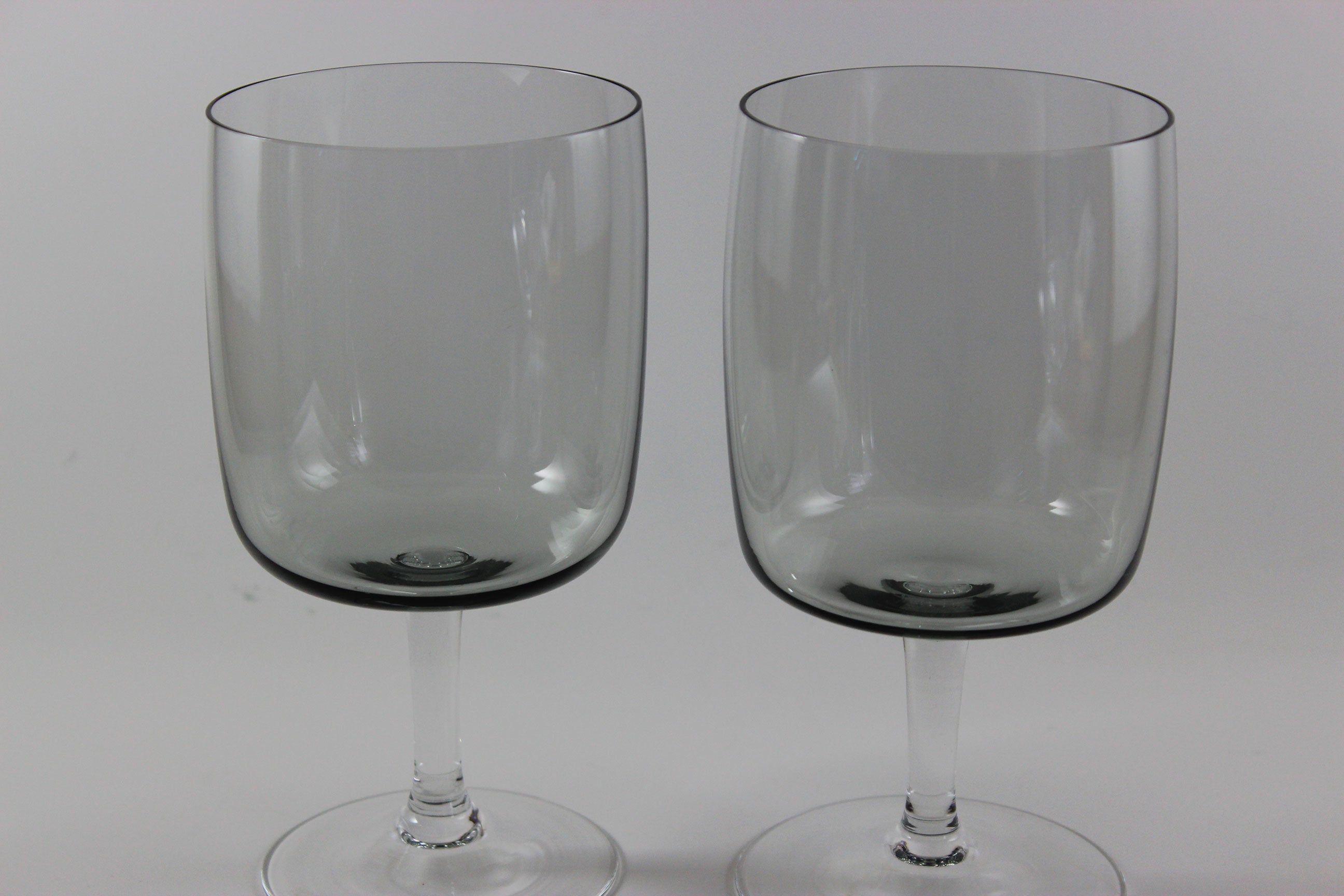 Holmegaard Smoke Grey Large Wine Glasses