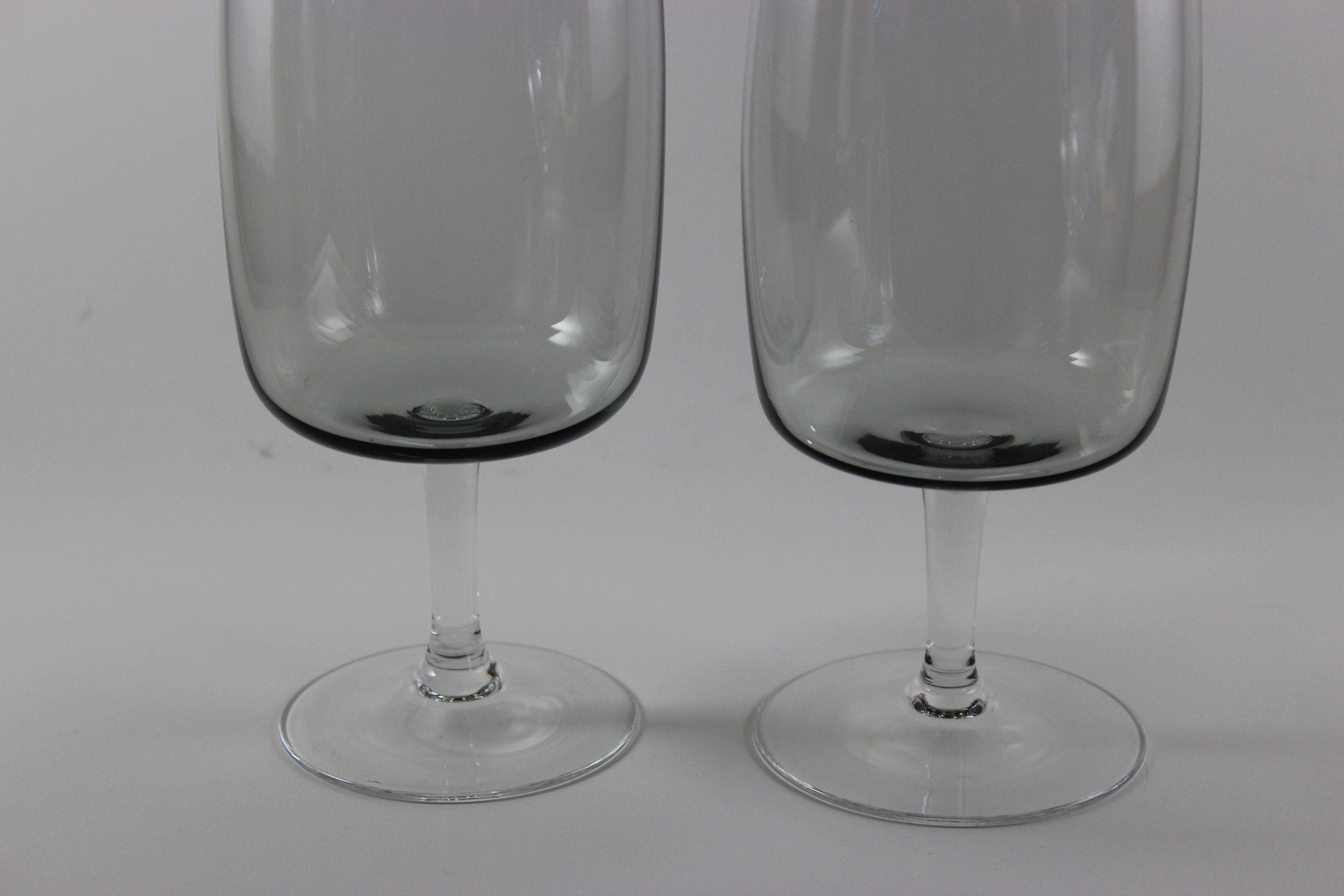 Holmegaard Smoke Grey Large Wine Glasses