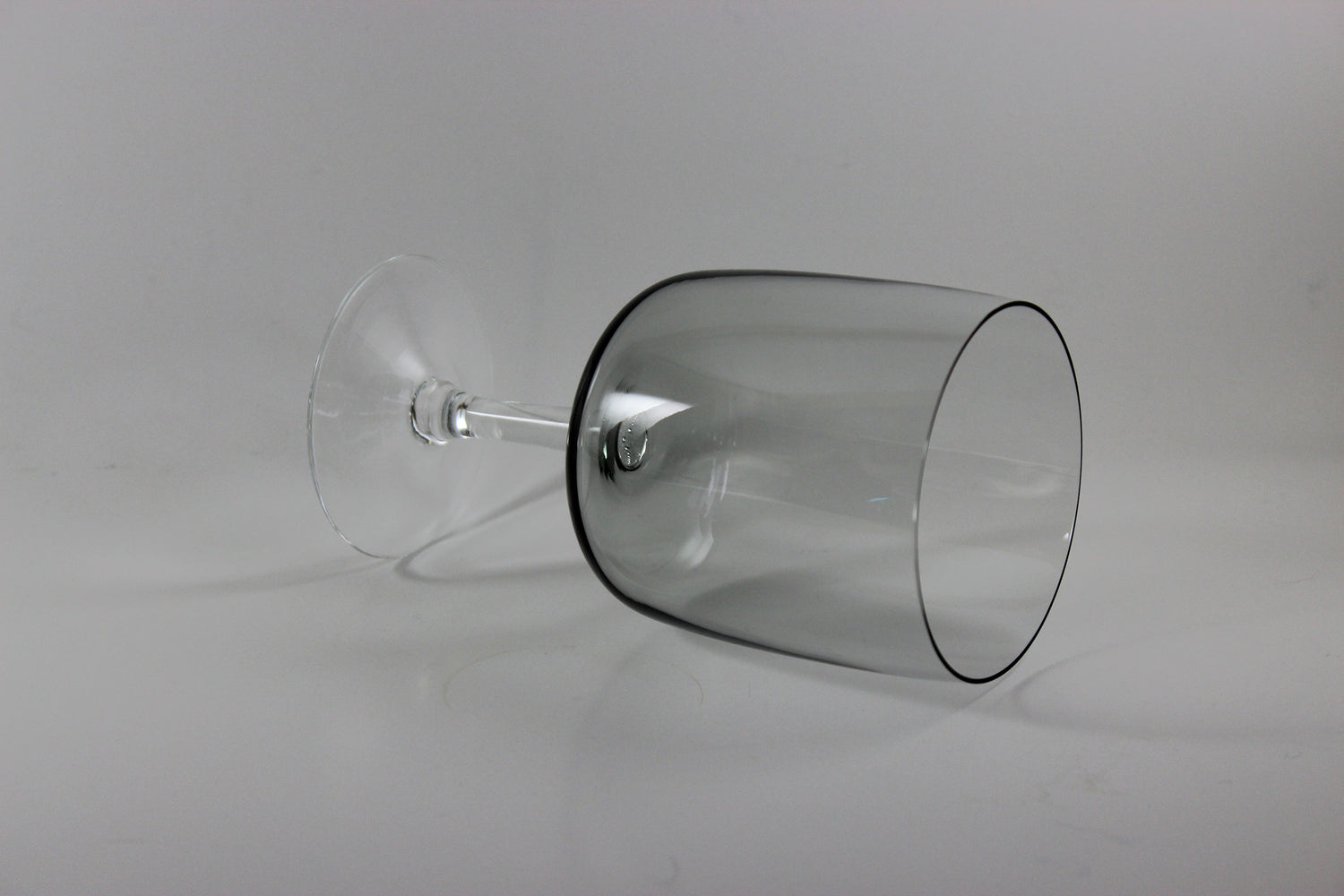 Holmegaard Smoke Grey Large Wine Glasses