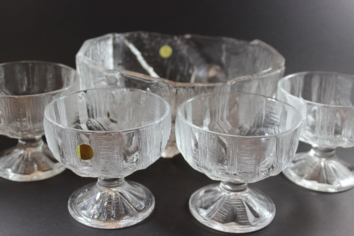 Hoya Corporation, Iceberg Pattern Dessert Glasses