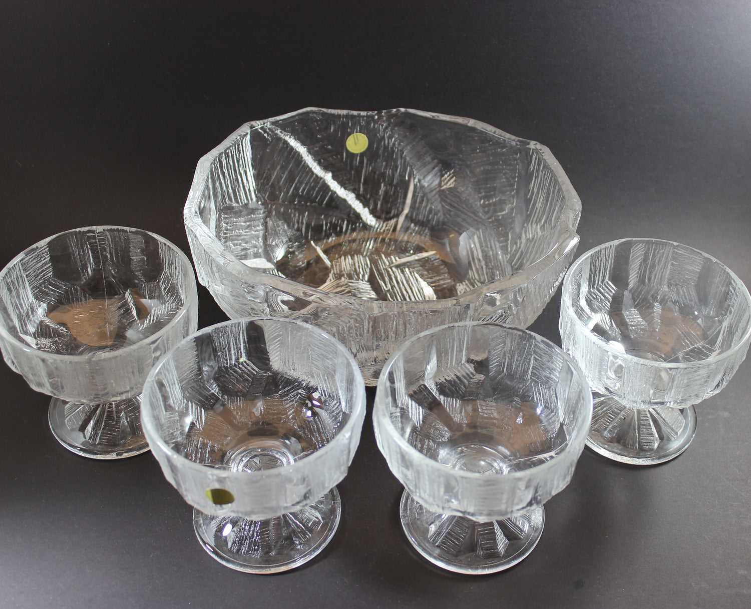 Hoya Corporation, Iceberg Pattern Dessert Glasses