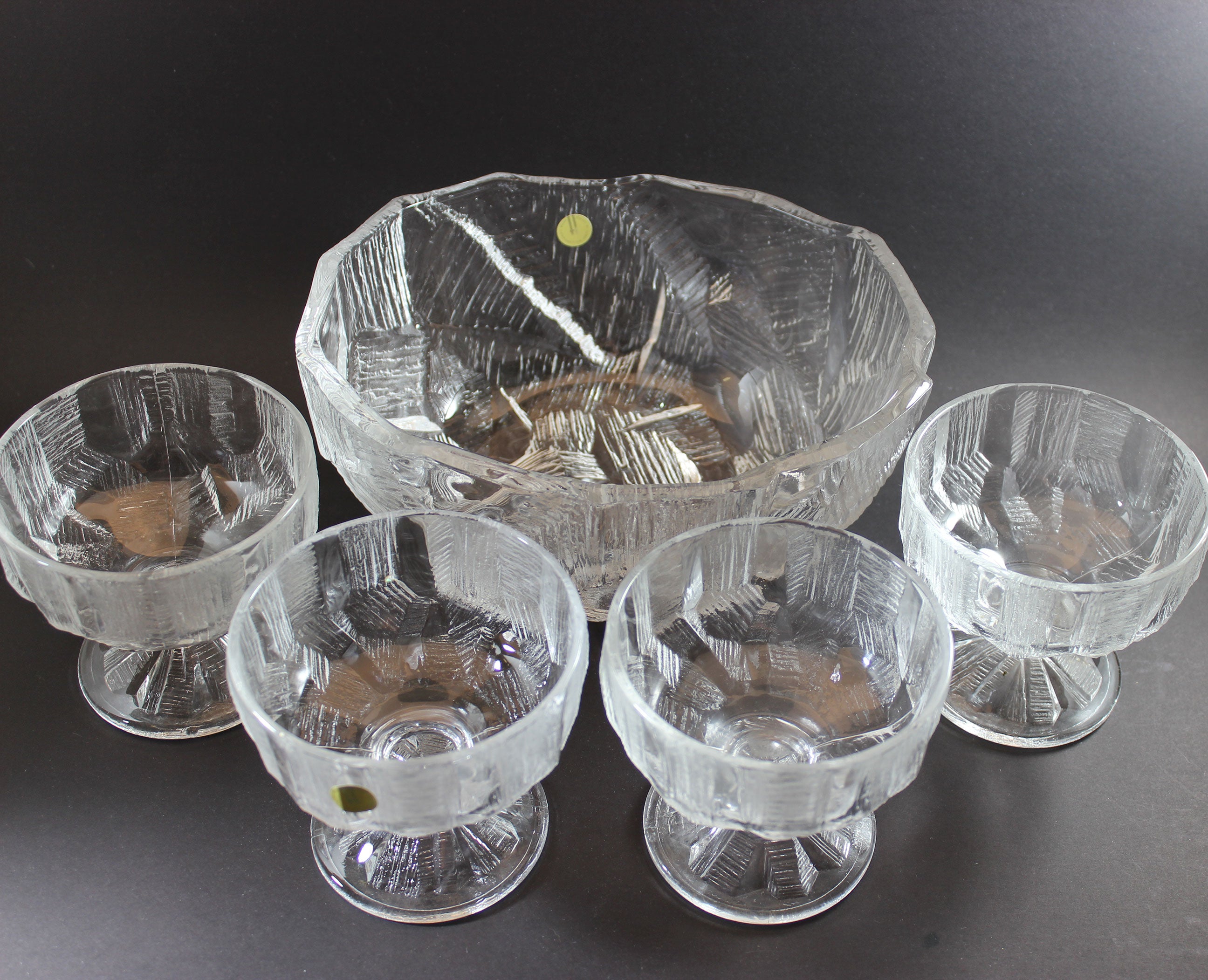 Hoya Corporation, Iceberg Pattern Dessert Glasses