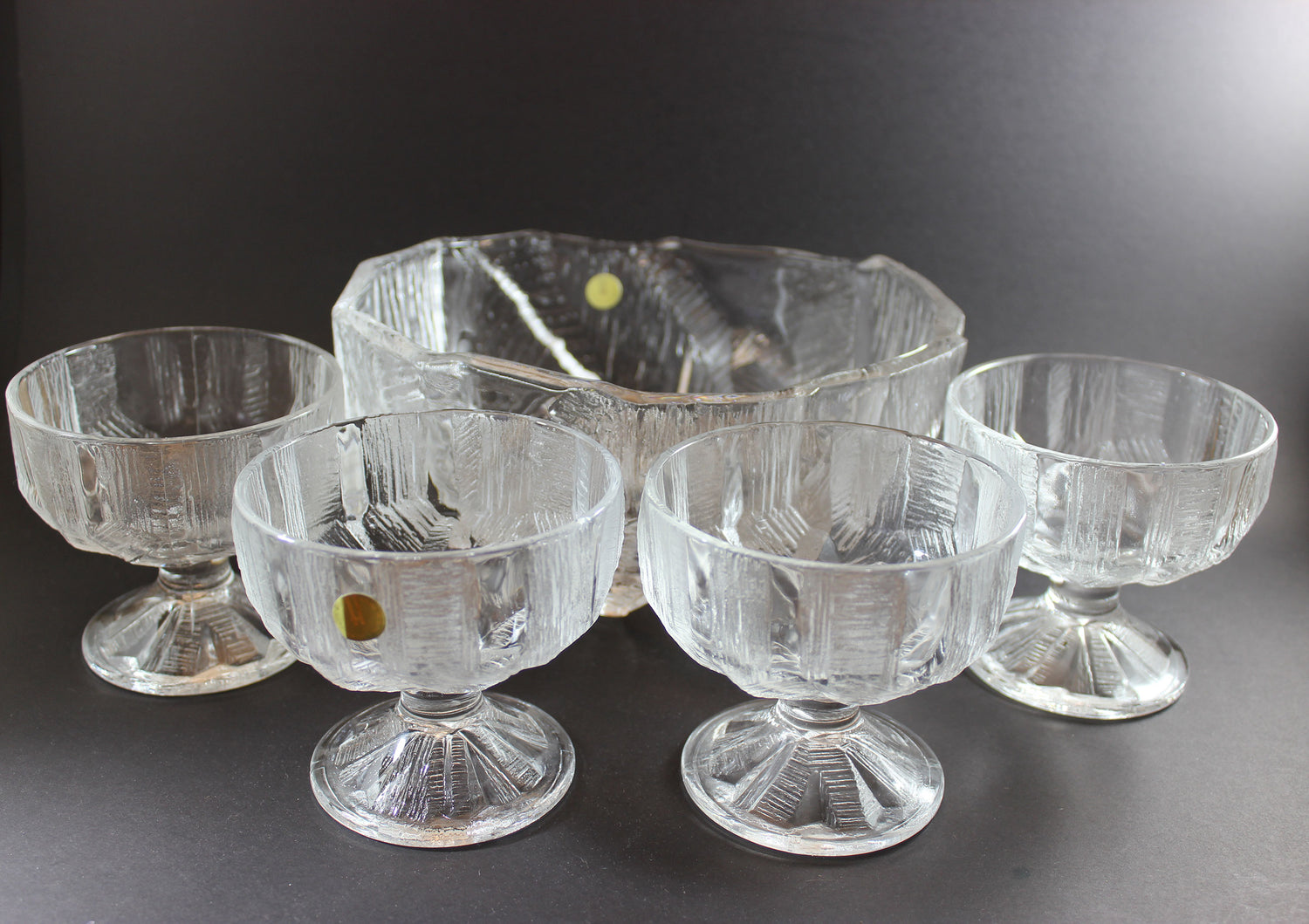 Hoya Corporation, Iceberg Pattern Dessert Glasses