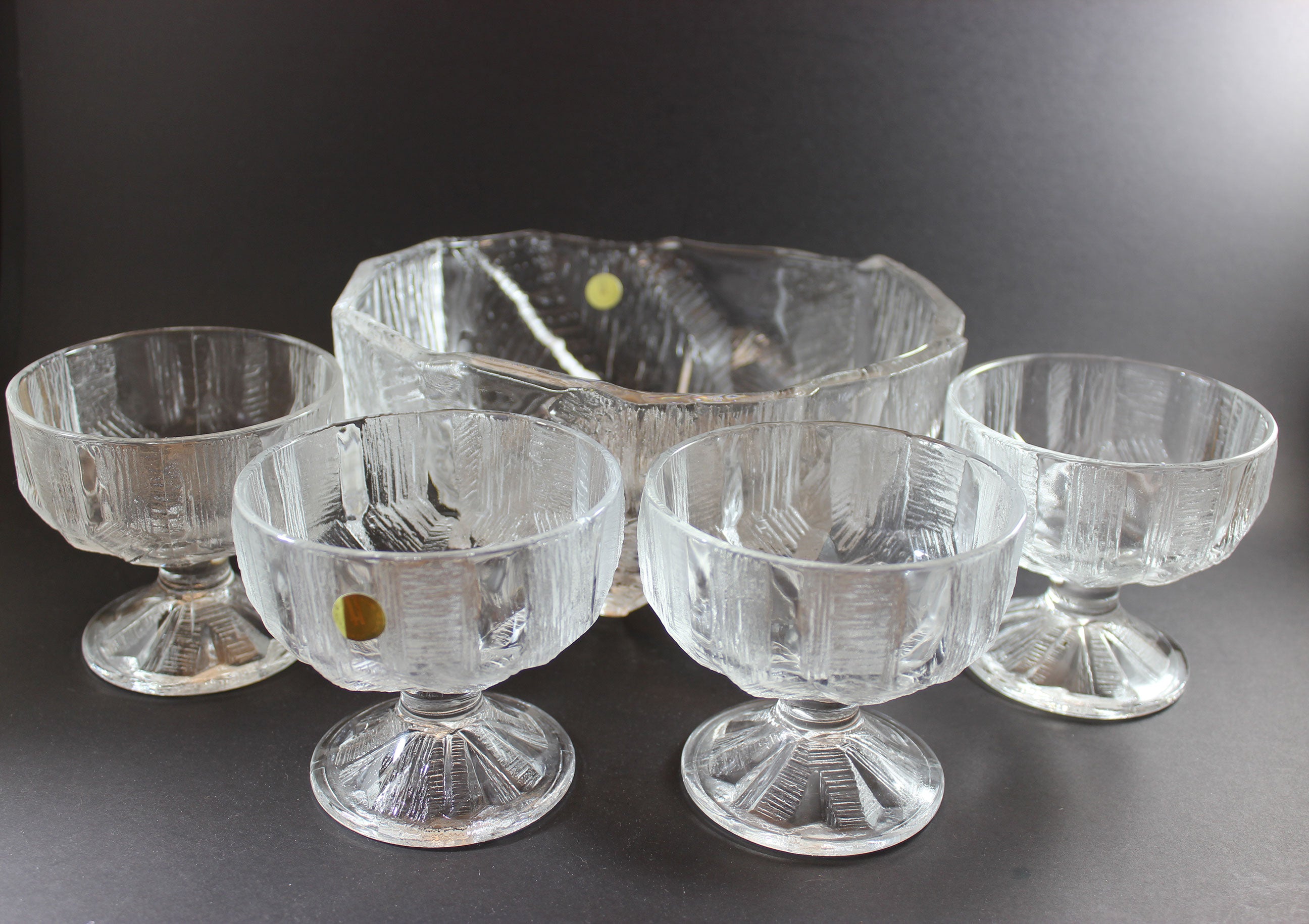 Hoya Corporation, Iceberg Pattern Dessert Glasses