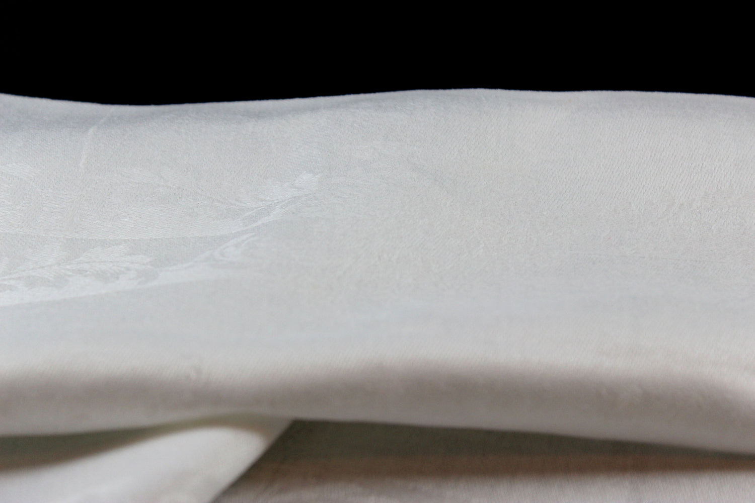Irish Linen Napkins with Frames and Chrysanthemums