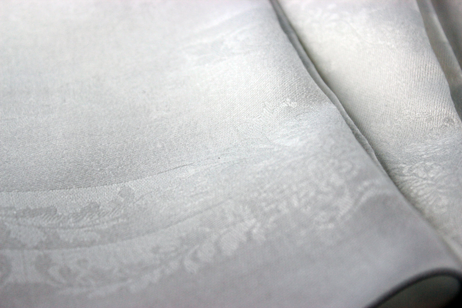 Irish Linen Napkins with Frames and Chrysanthemums