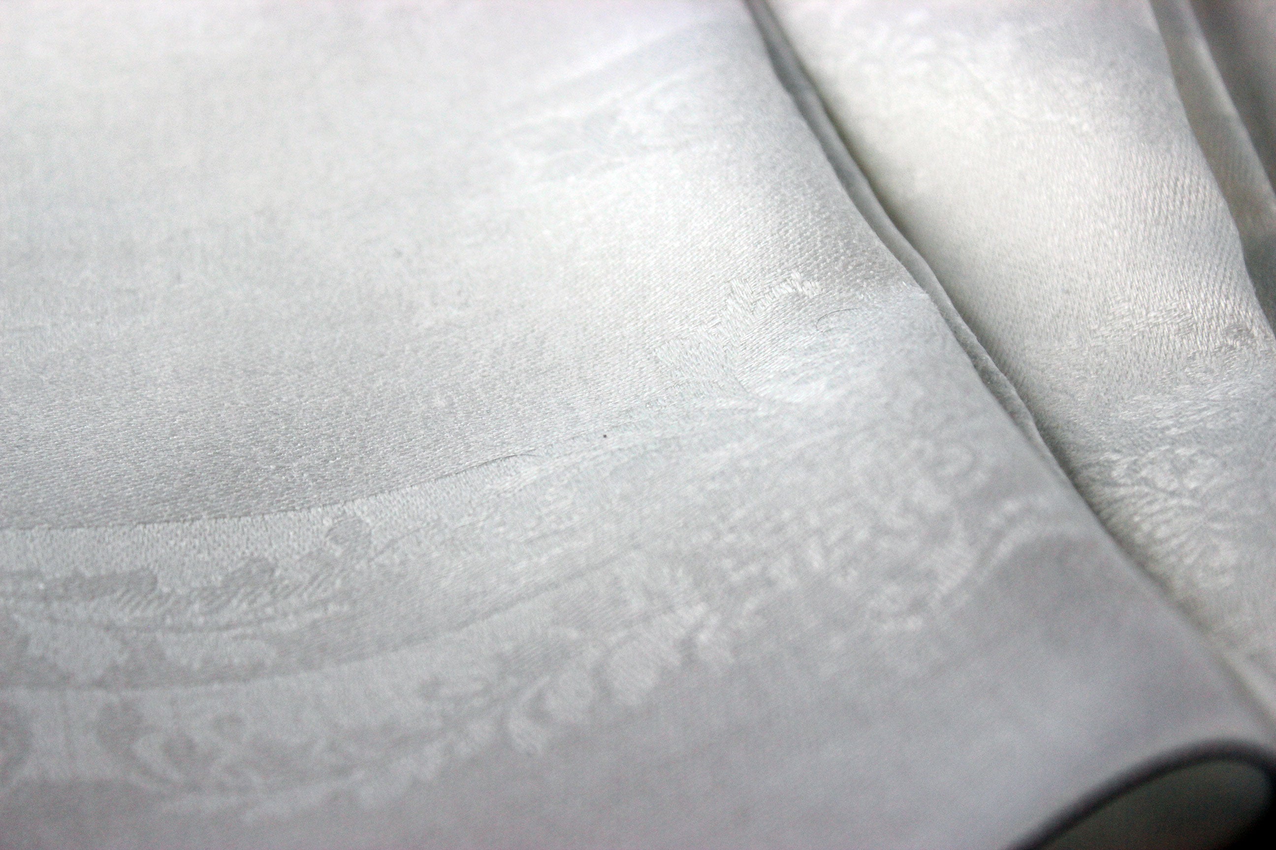 Irish Linen Napkins with Frames and Chrysanthemums