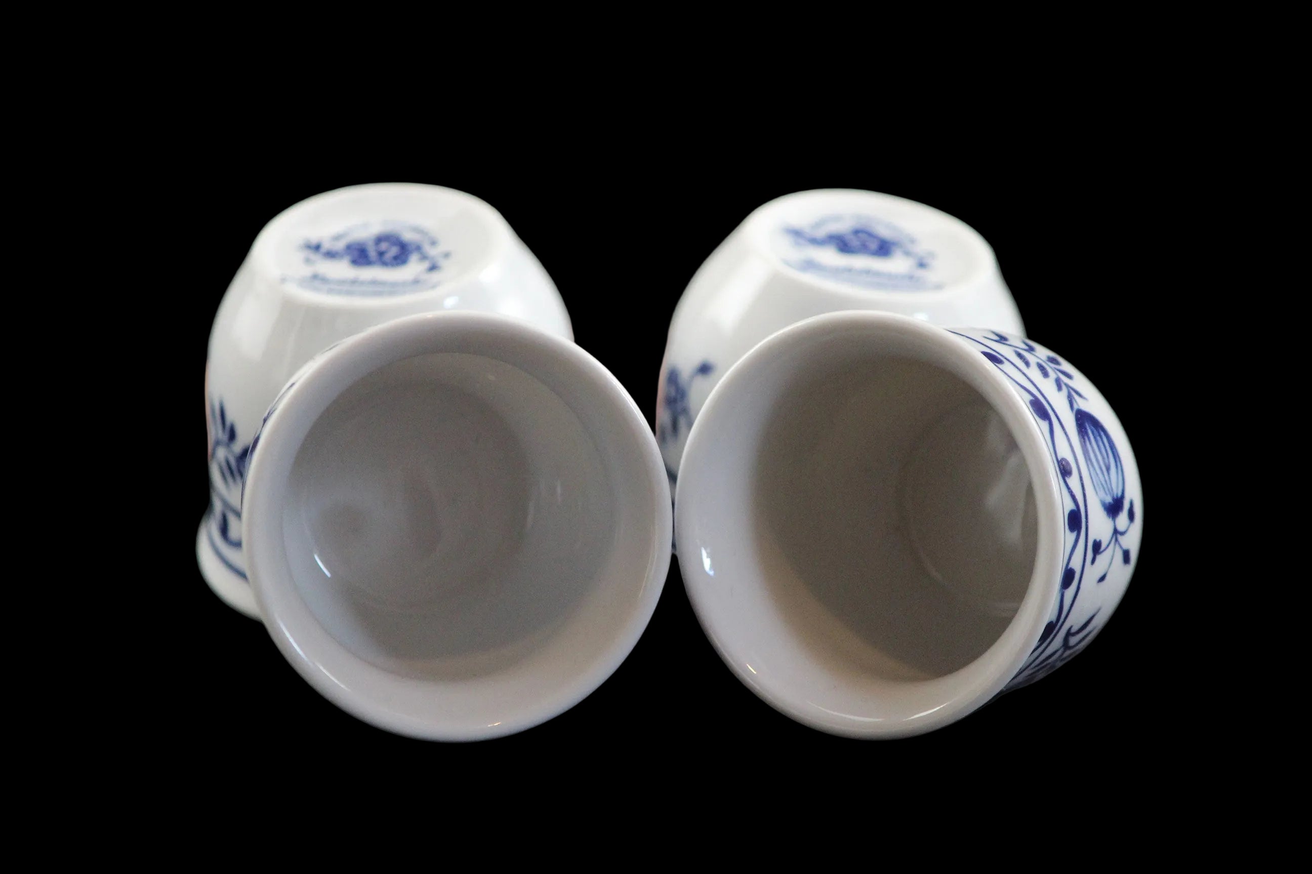 Kahla Zwiebelmuster, Blue Onion, Egg Cups