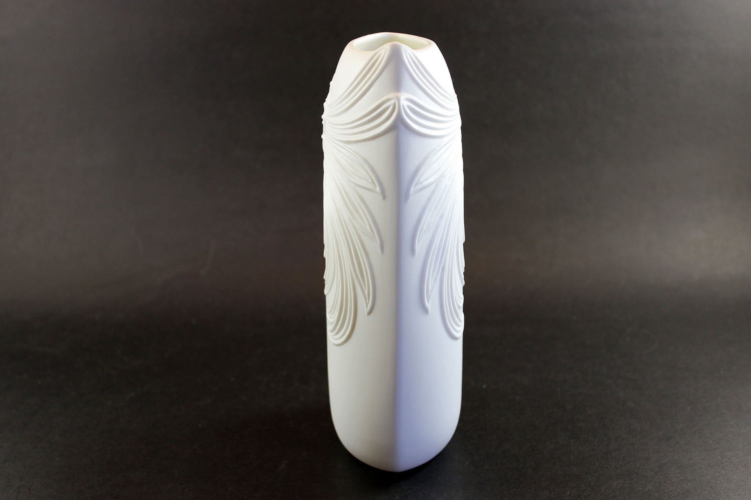Kaiser Germany, Bisque White Floral Porcelain Vase