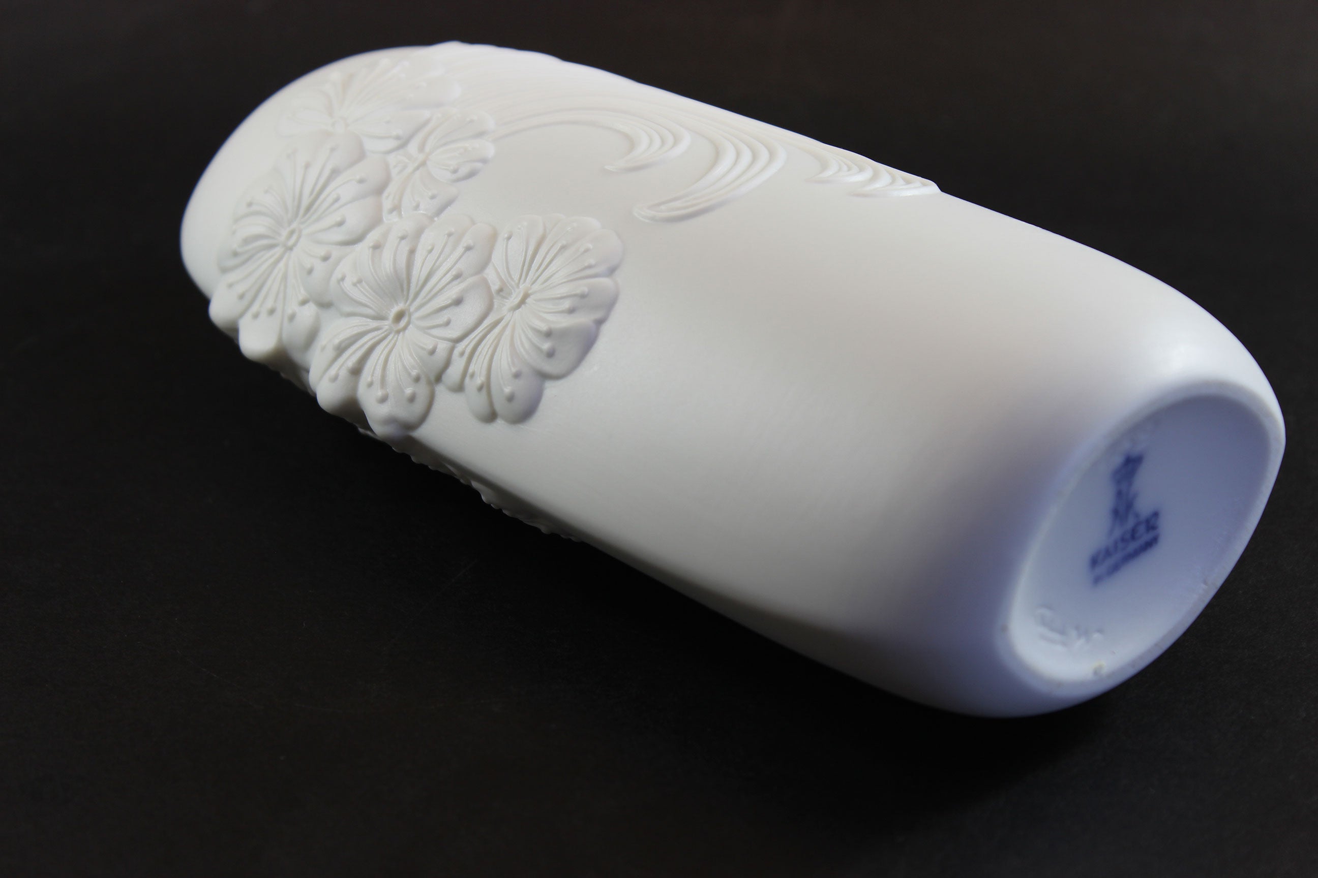 Kaiser Germany, Bisque White Floral Porcelain Vase
