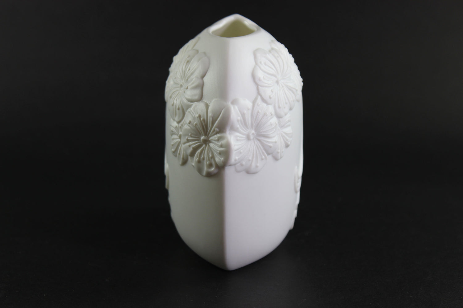 Kaiser Germany, Small White Bisque Porcelain Vase