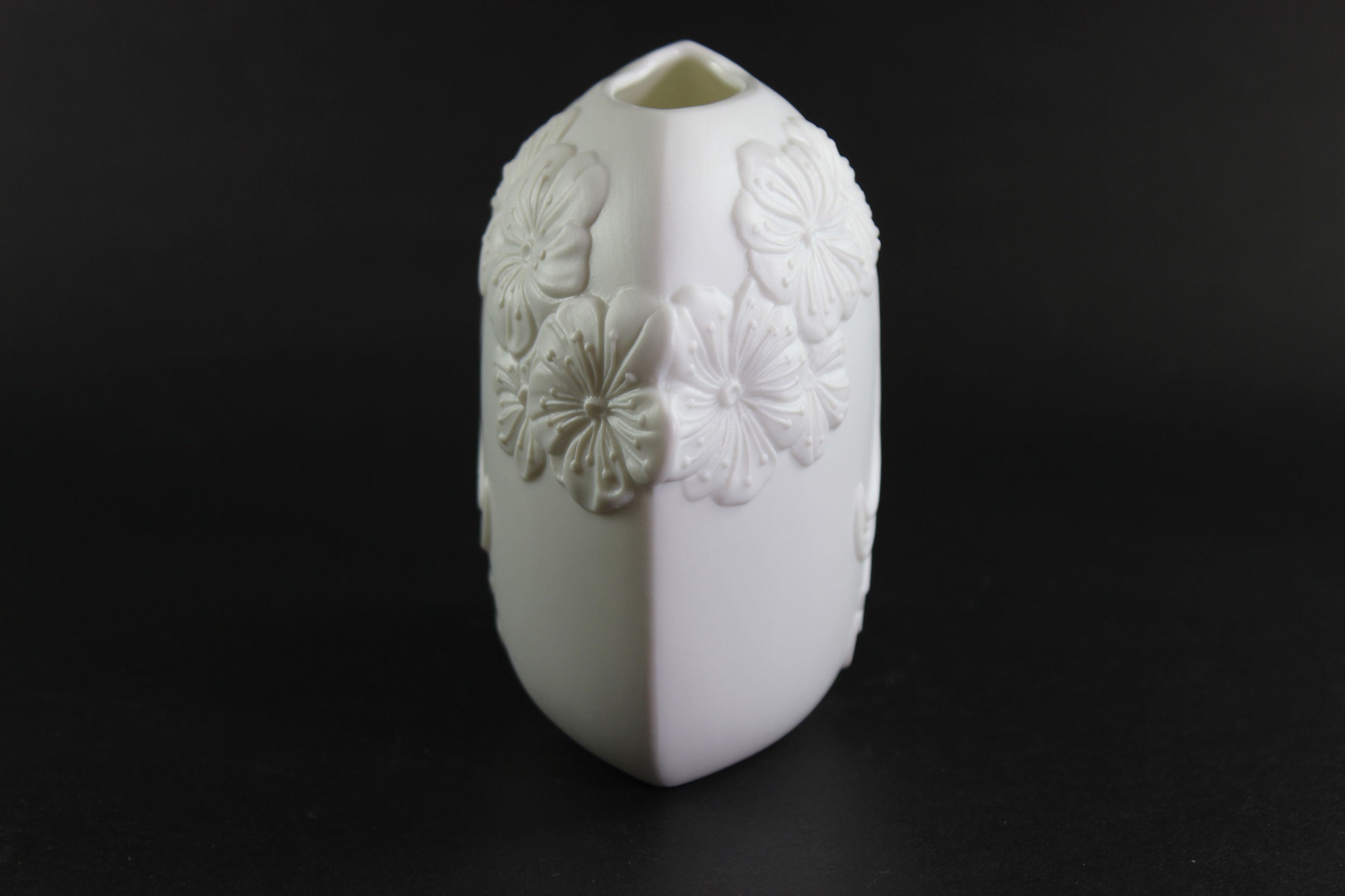 Kaiser Germany, Small White Bisque Porcelain Vase