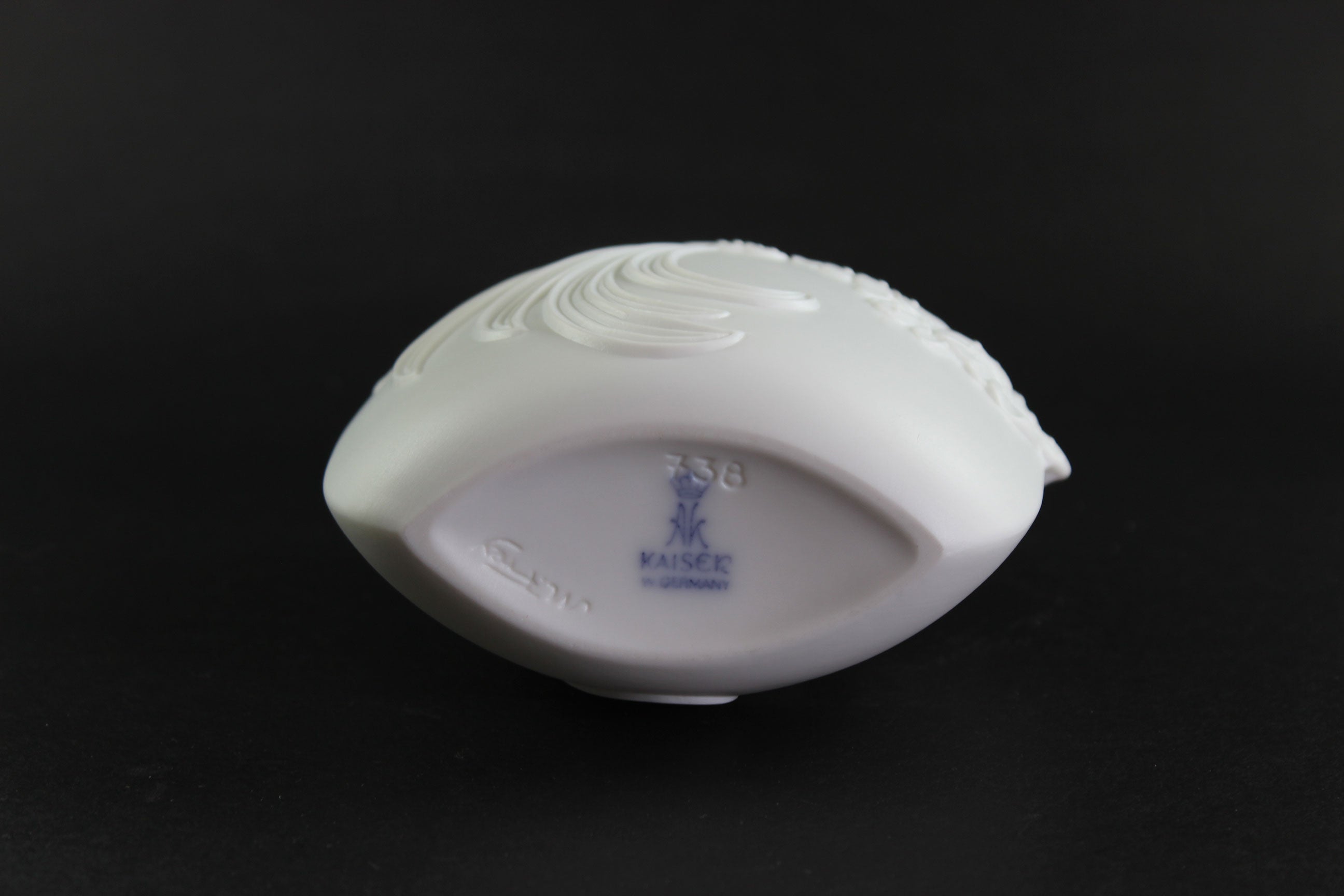 Kaiser Germany, Small White Bisque Porcelain Vase