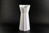 Kaiser Germany White Ribbed Porcelain Bisque Vase