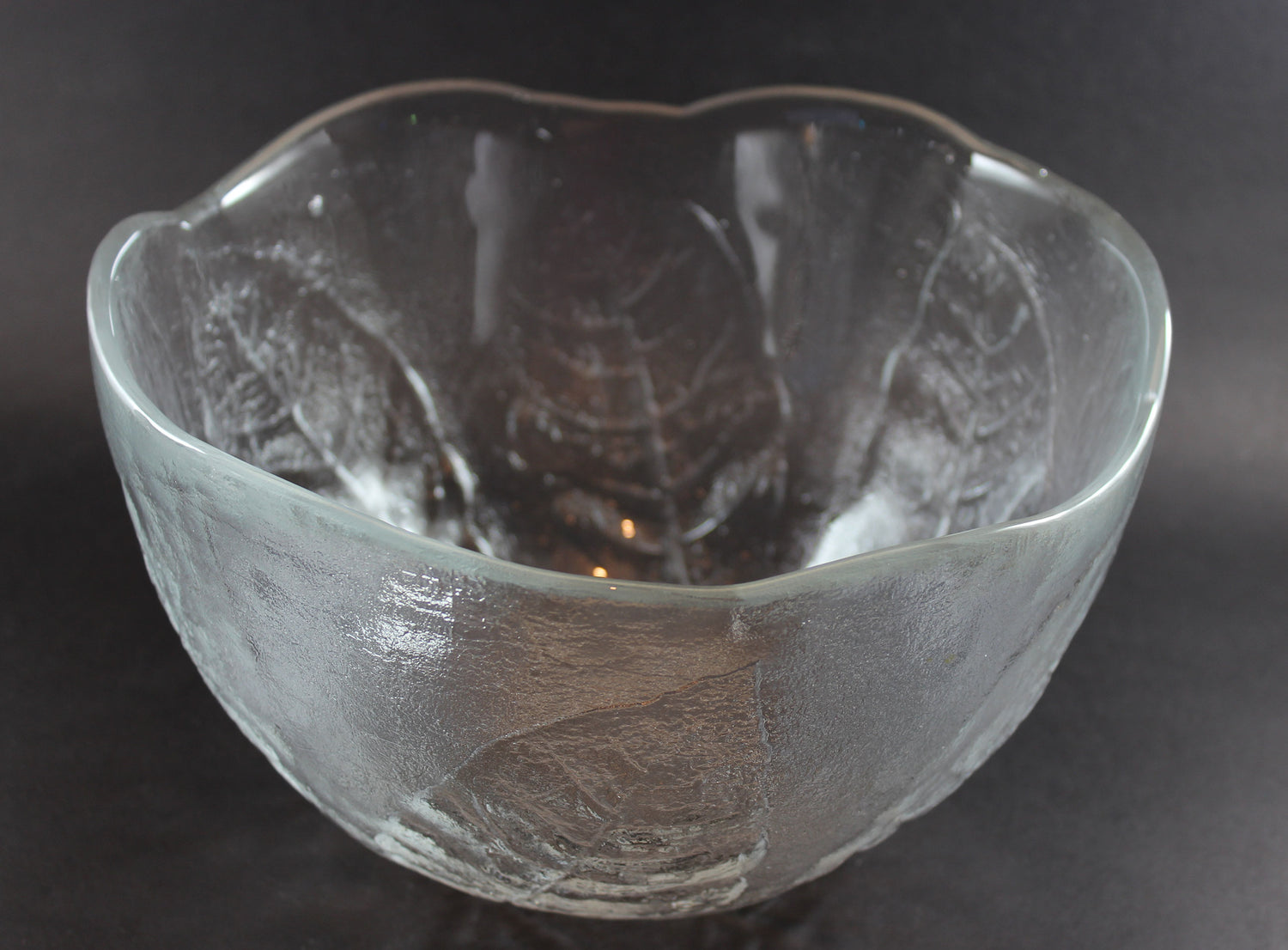 Kosta Boda, Medium Leaf Glass Bowl