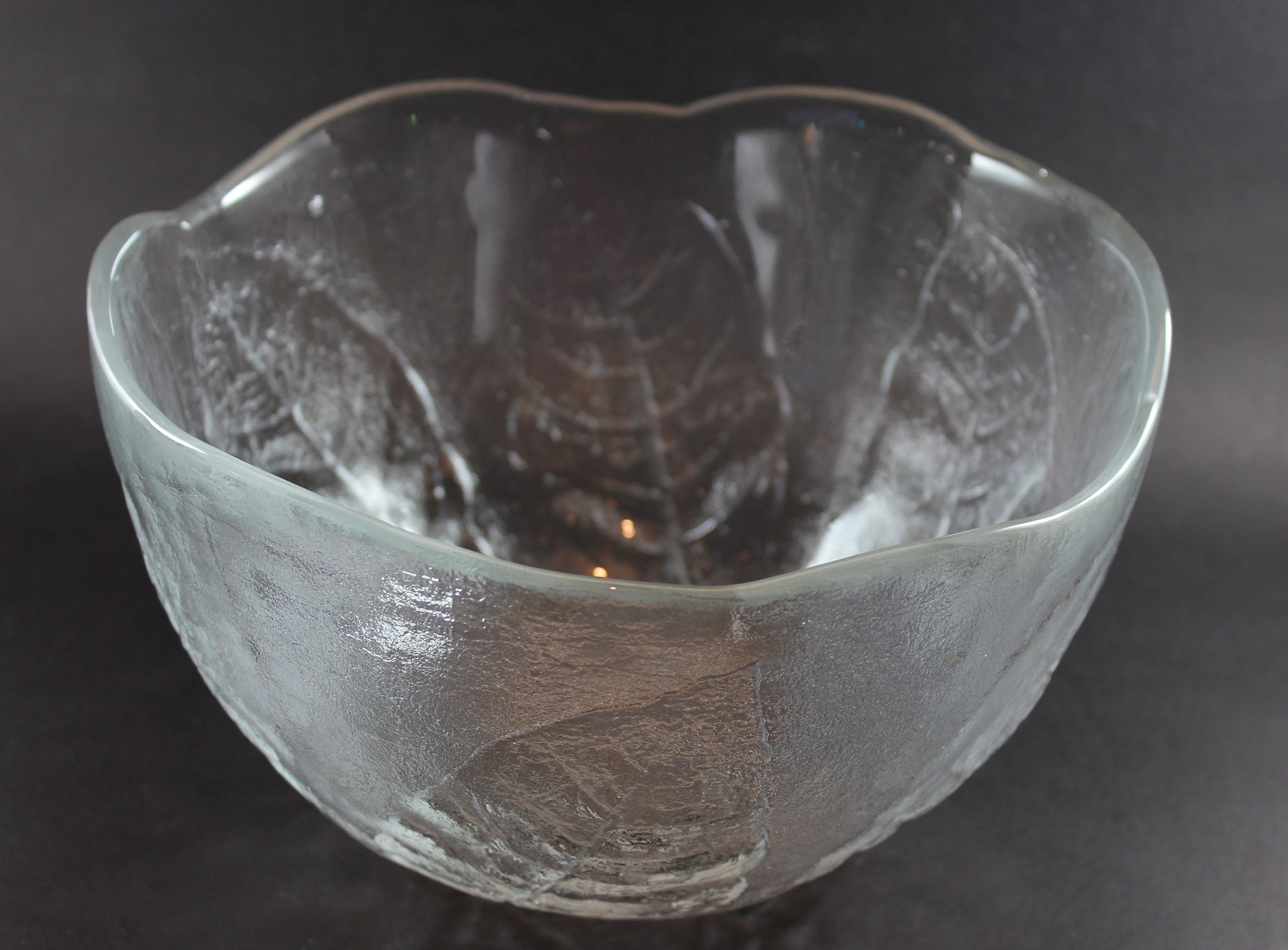 Kosta Boda, Medium Leaf Glass Bowl