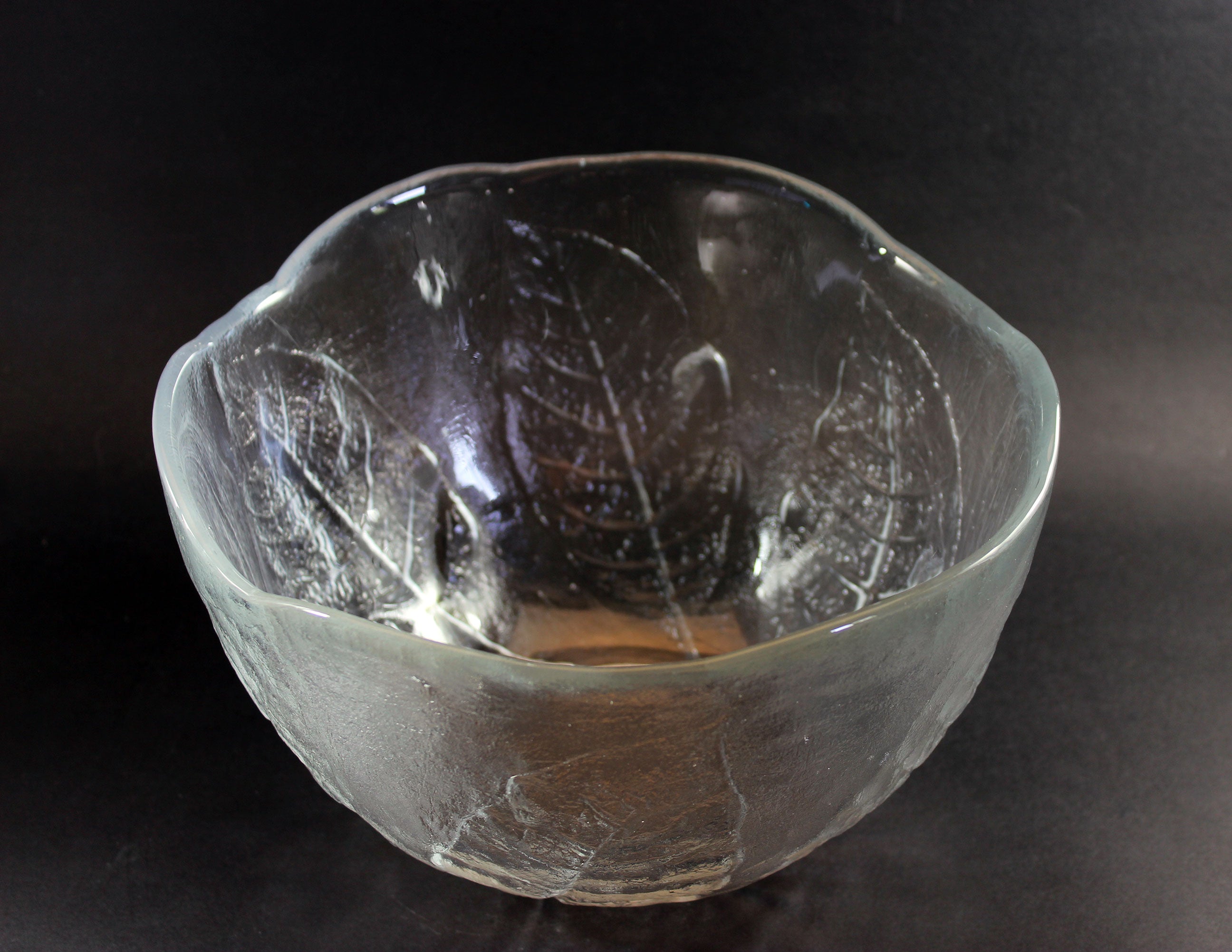 Kosta Boda, Medium Leaf Glass Bowl