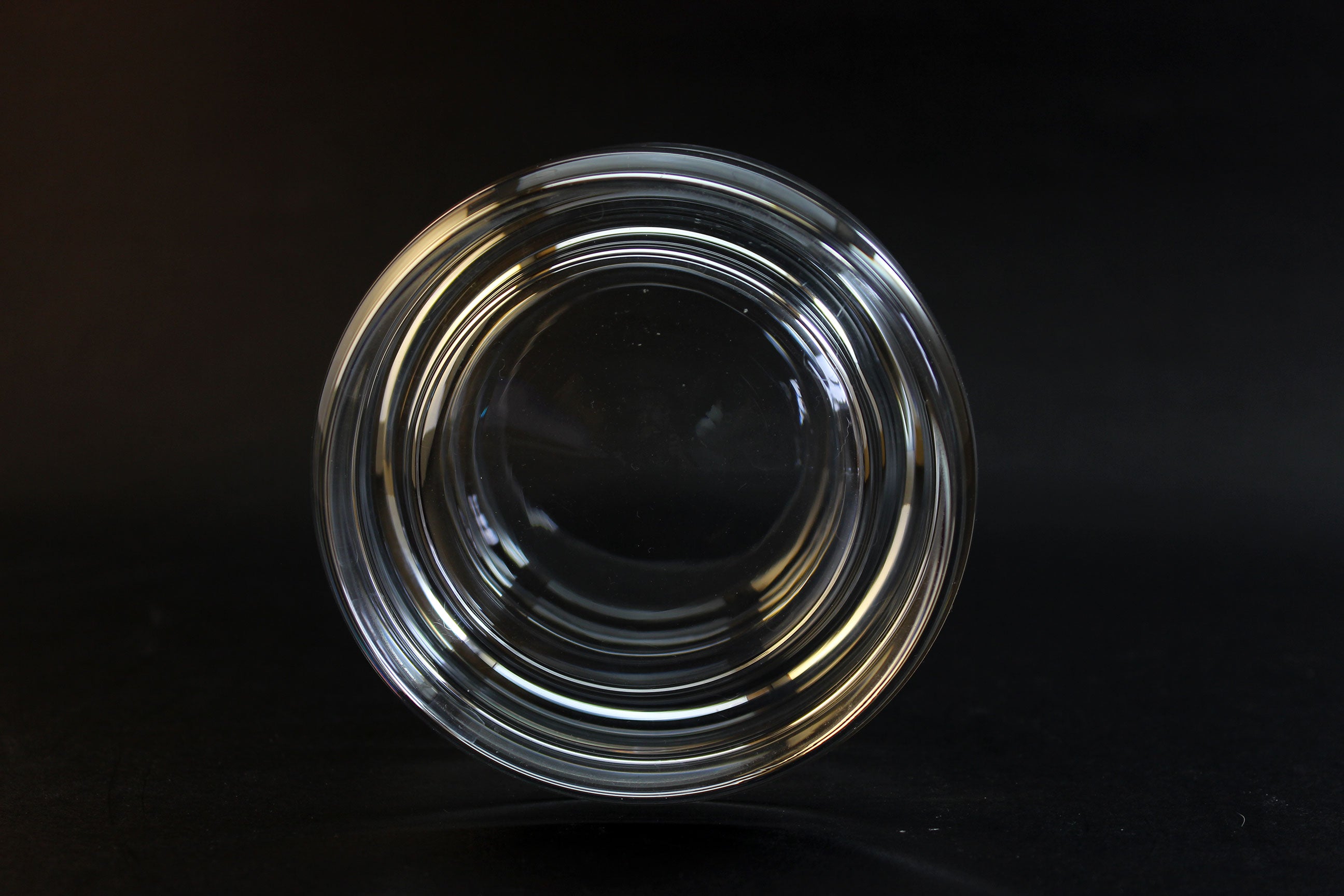 Krosno Blown Glass Ripple Double Old Fashioned Glasses