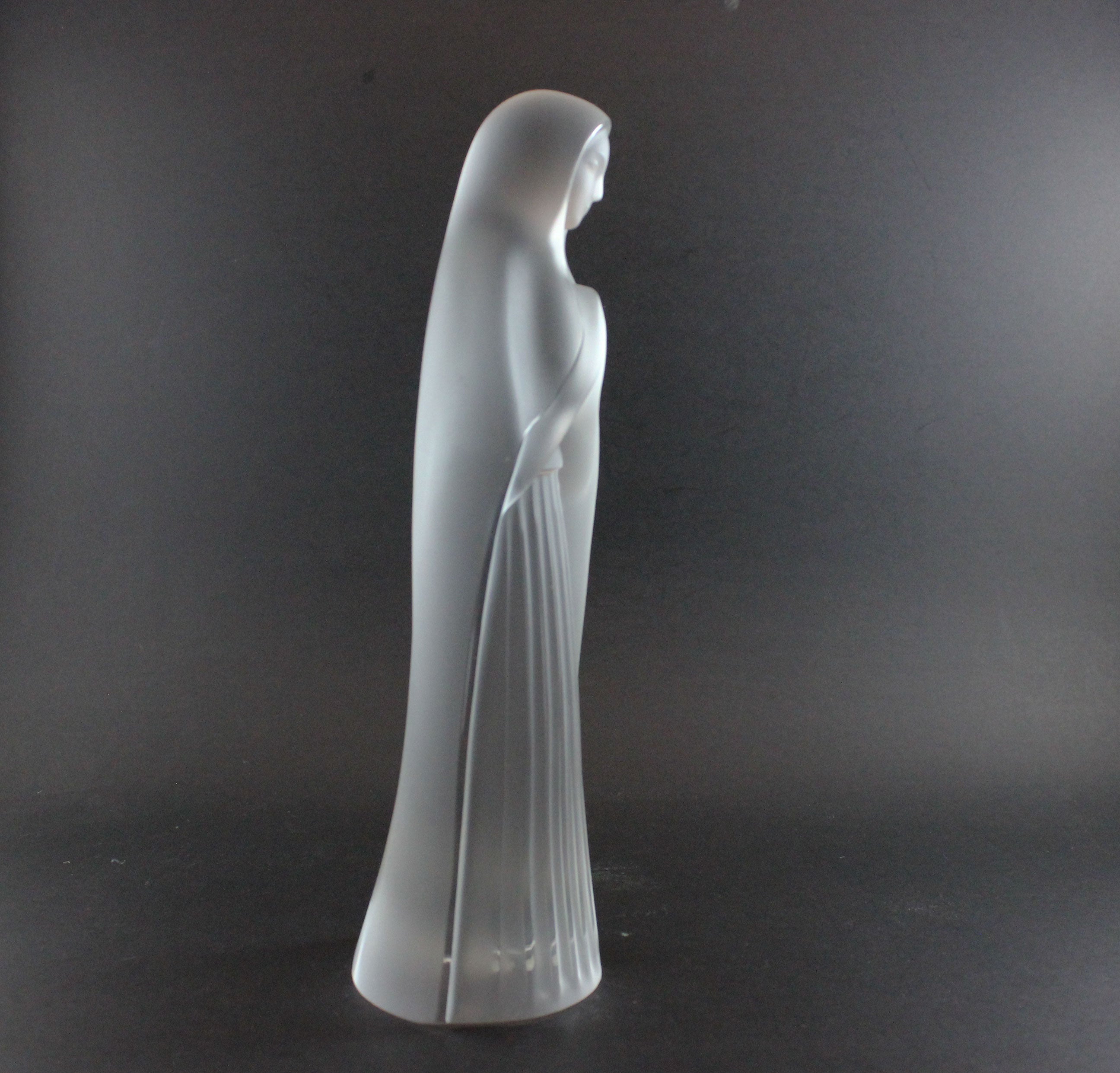 Lalique Crystal, Madonna Figurine