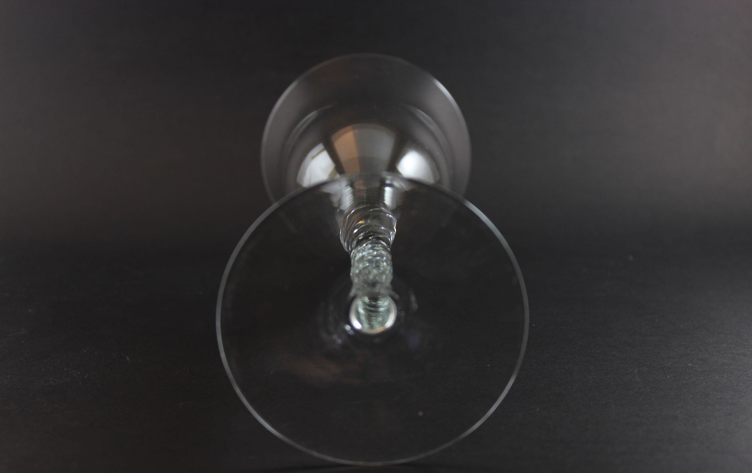 Large, Blown Glass Wine Glasses
