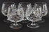 Large Cut Crystal Brandy or Cognac Glasses