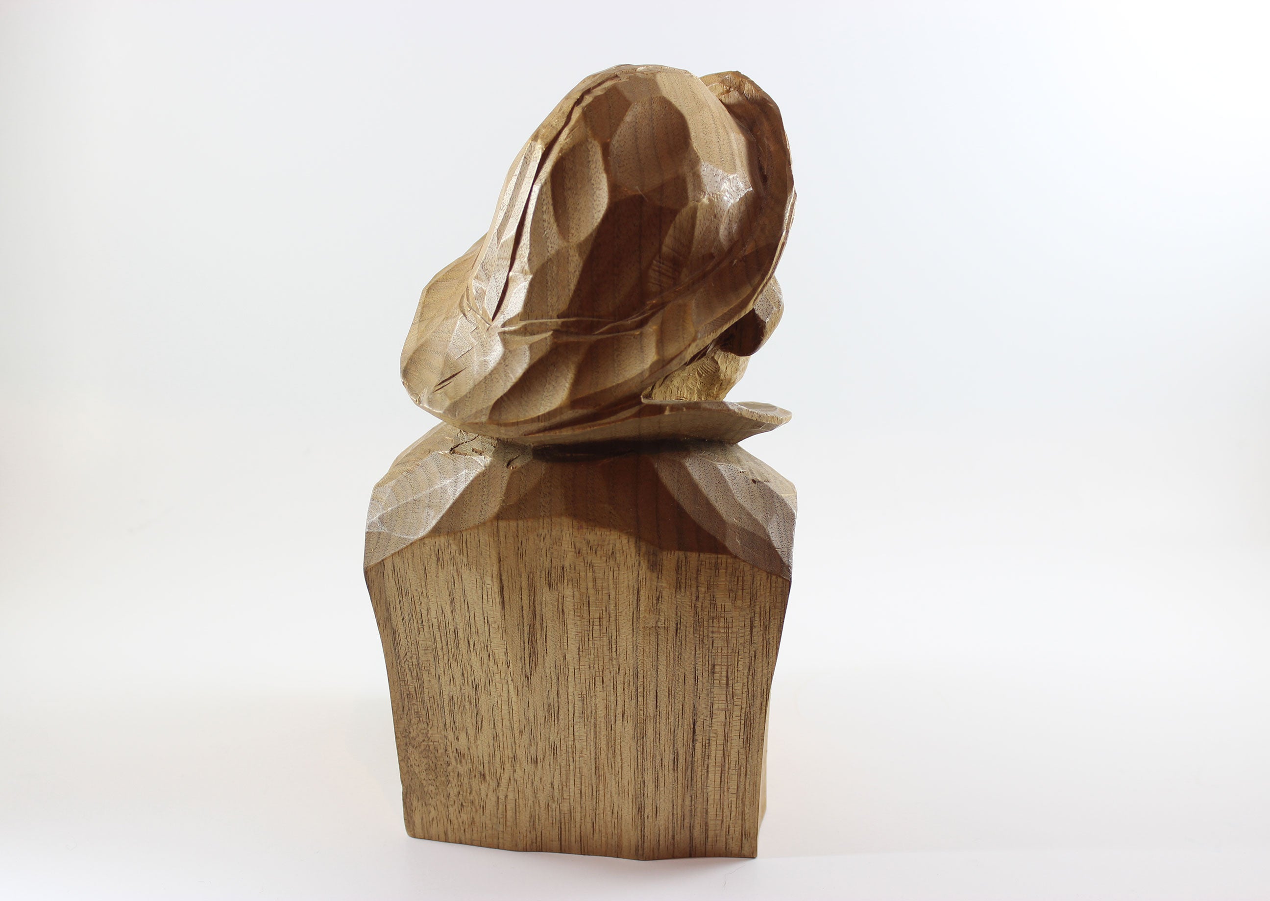 Marcel Guay, Wood Sculpture, Mariner with Sou&