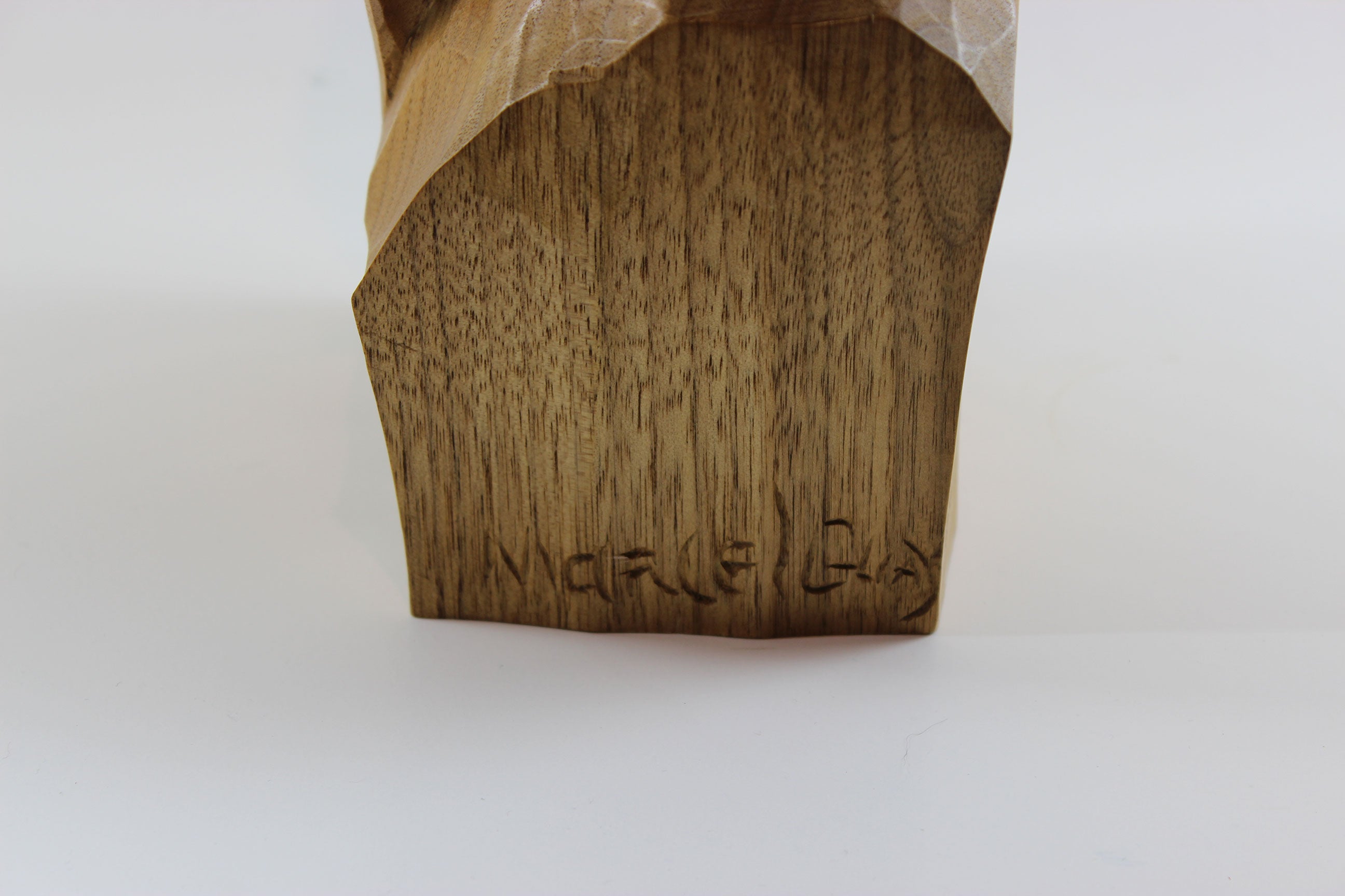 Marcel Guay, Wood Sculpture, Mariner with Sou&