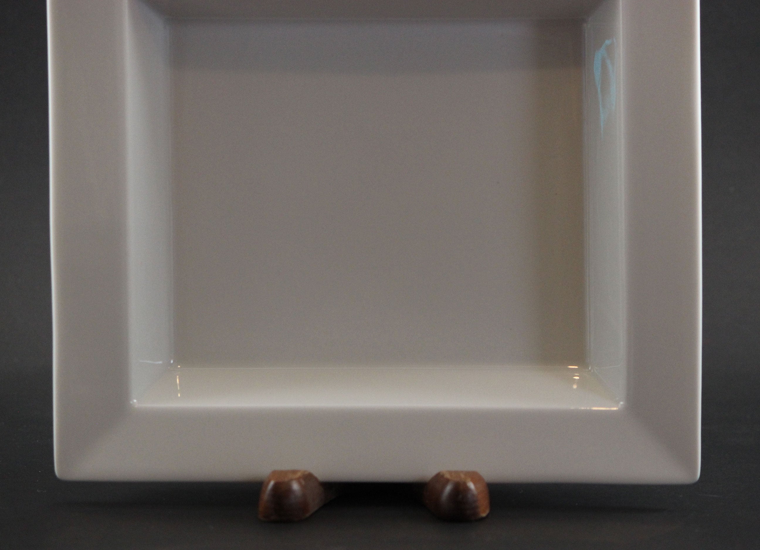 Meissen, Rectangular White Porcelain Dish