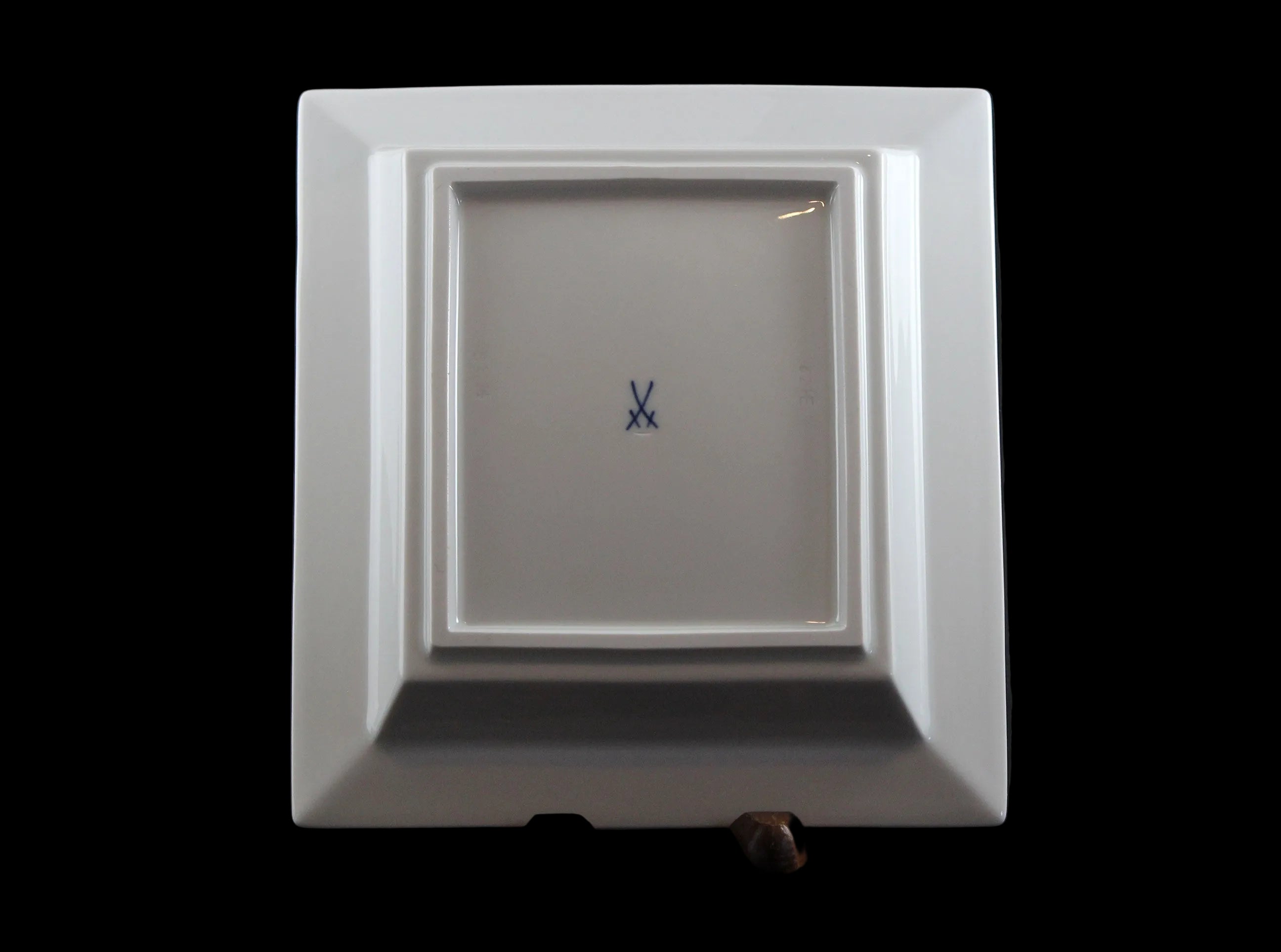 Meissen, Rectangular White Porcelain Dish