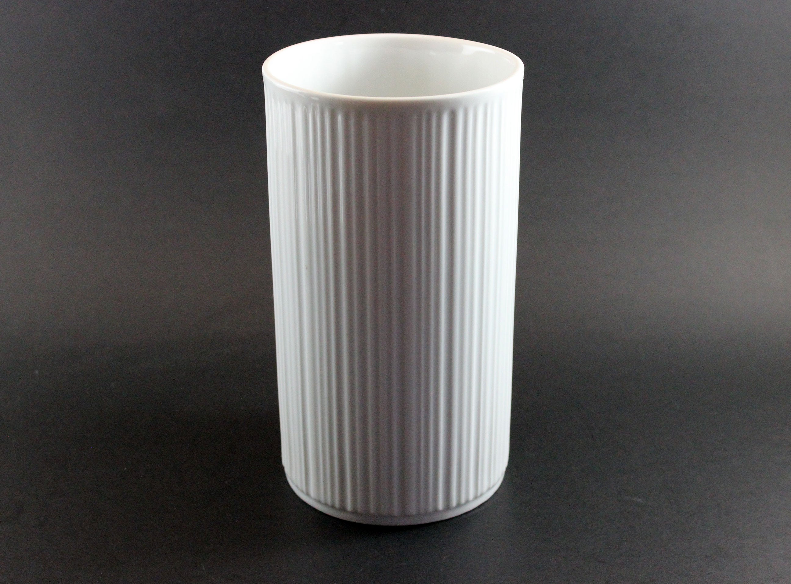 Melitta Germany, White Porcelain Vase