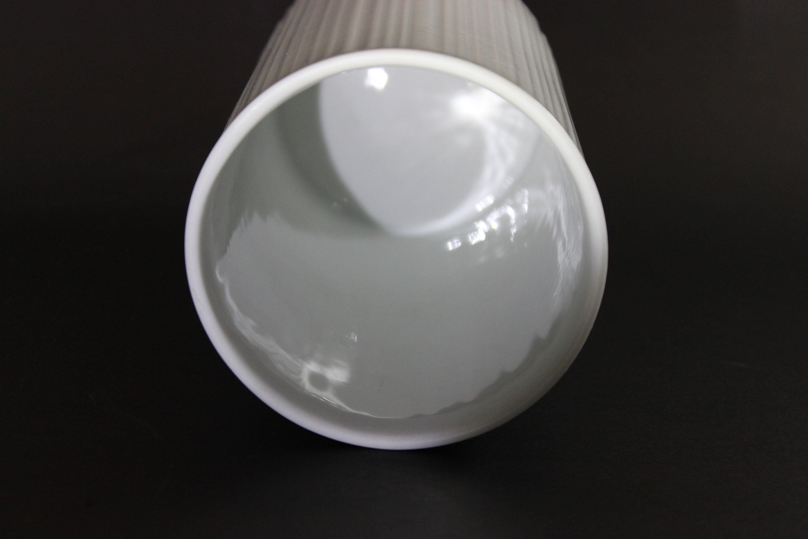 Melitta Germany, White Porcelain Vase