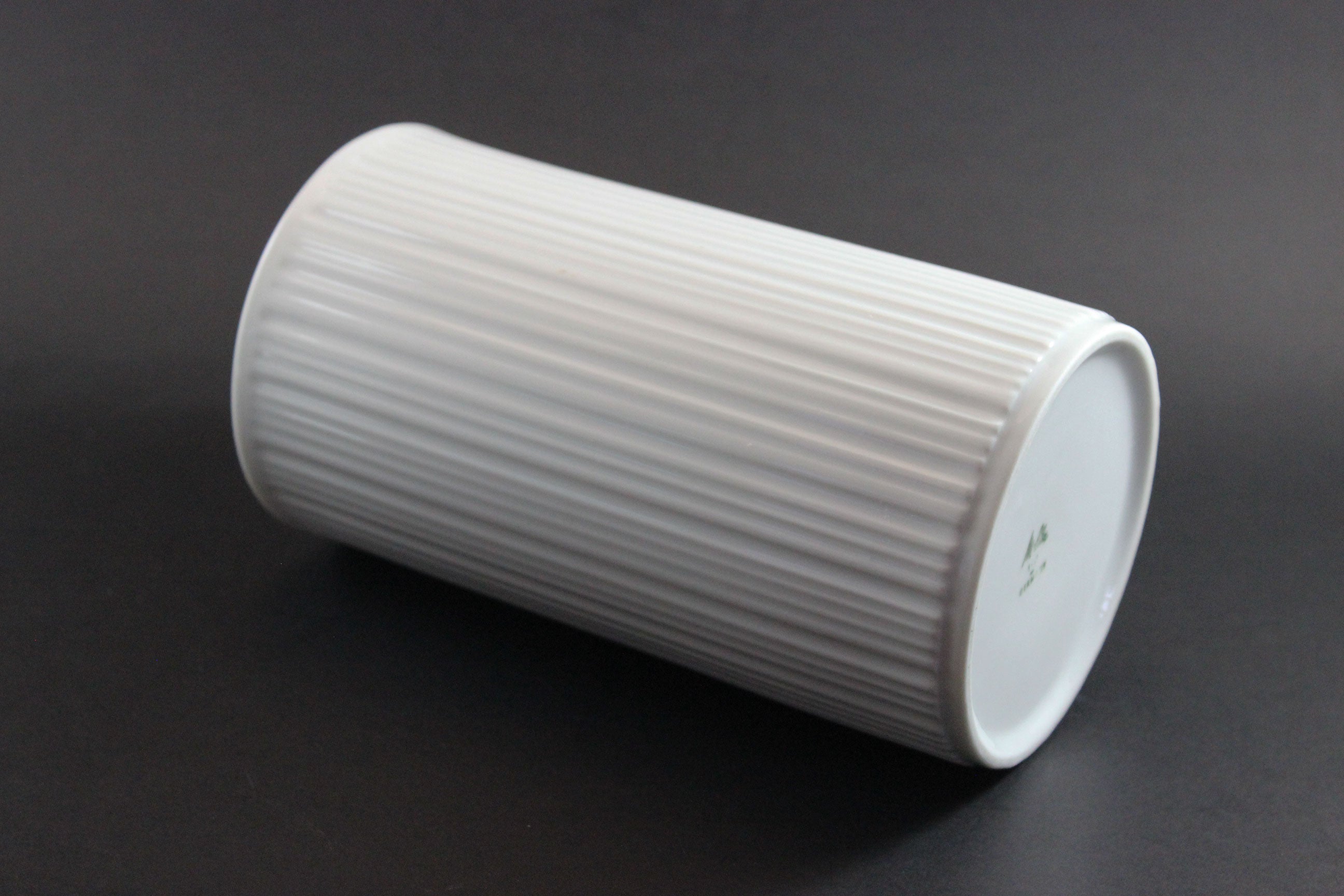 Melitta Germany, White Porcelain Vase