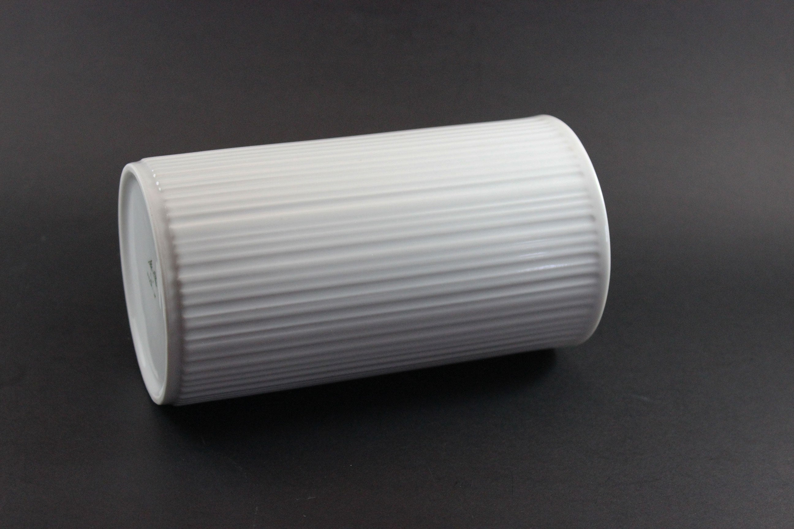 Melitta Germany, White Porcelain Vase