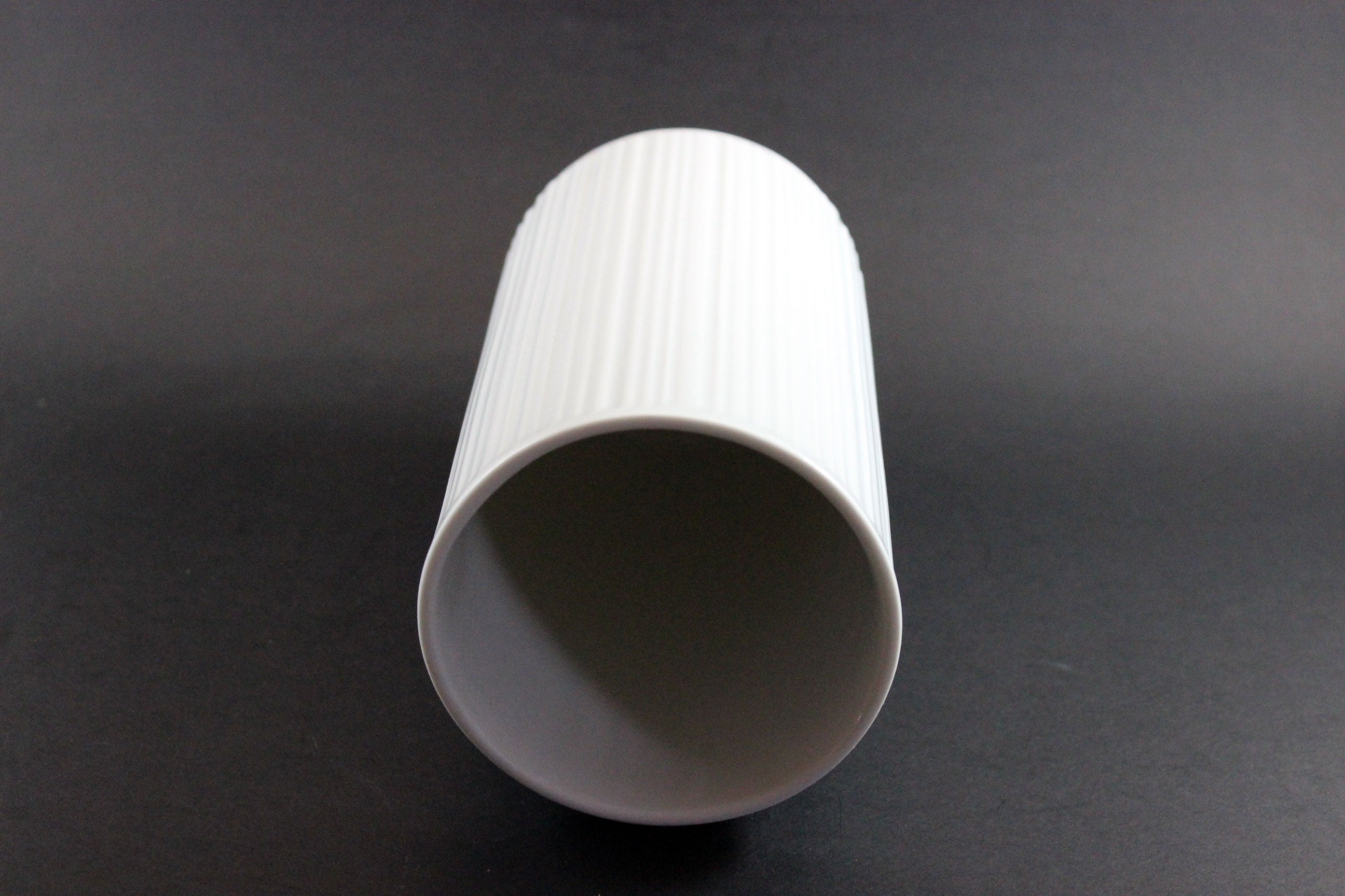 Melitta Germany, White Porcelain Vase