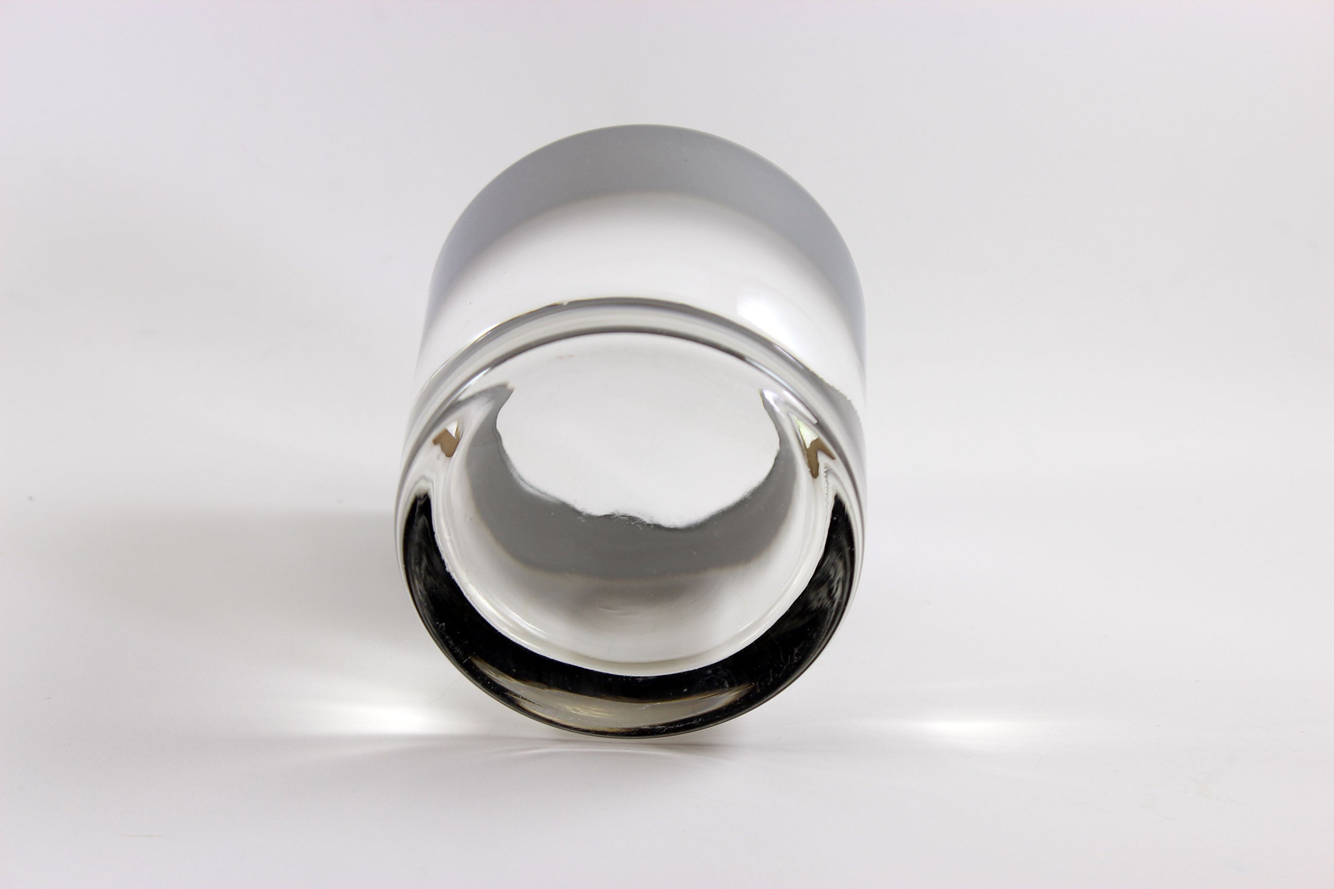 Mercury Fade Silver Ombre Low Ball Glasses