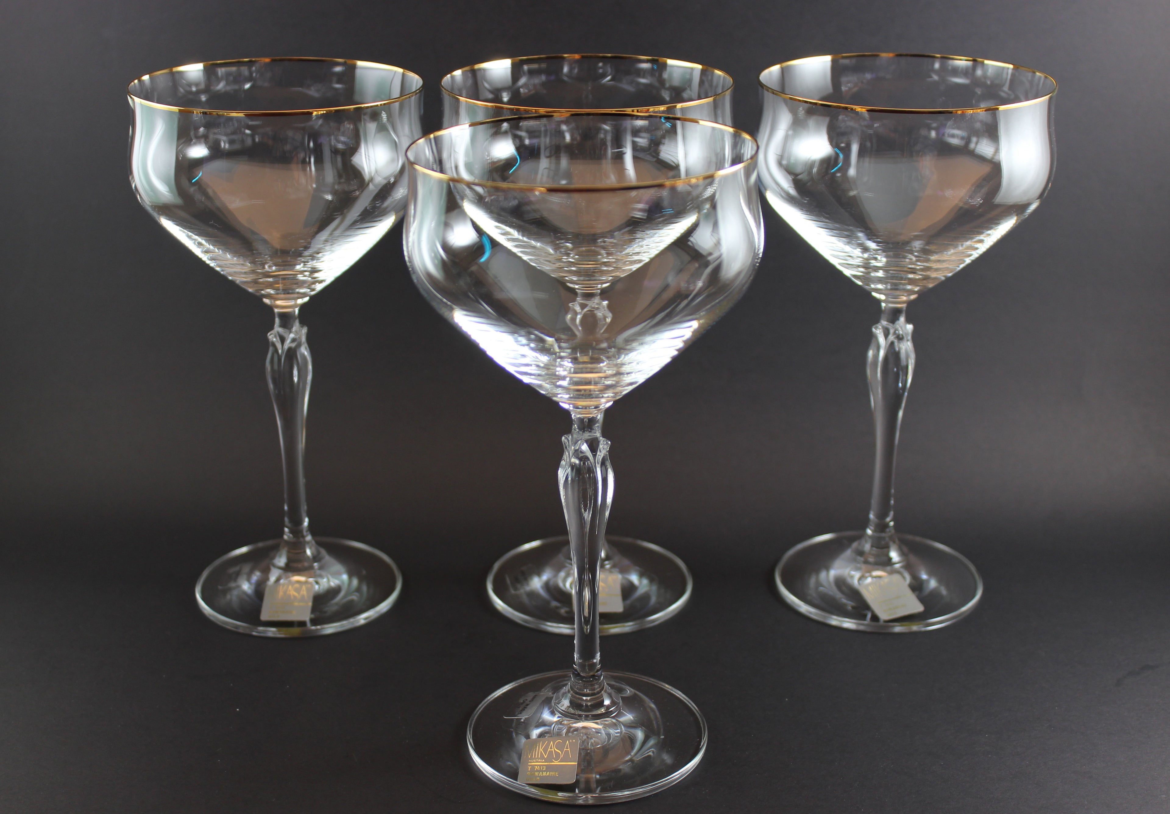 Mikasa, Romanaire Gold, Champagne Coupes