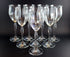 Mikasa, Spring Petals Pattern, White Wine Glasses