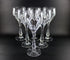 Nachtmann Crystal, Lenore Pattern, Claret Wine Glasses