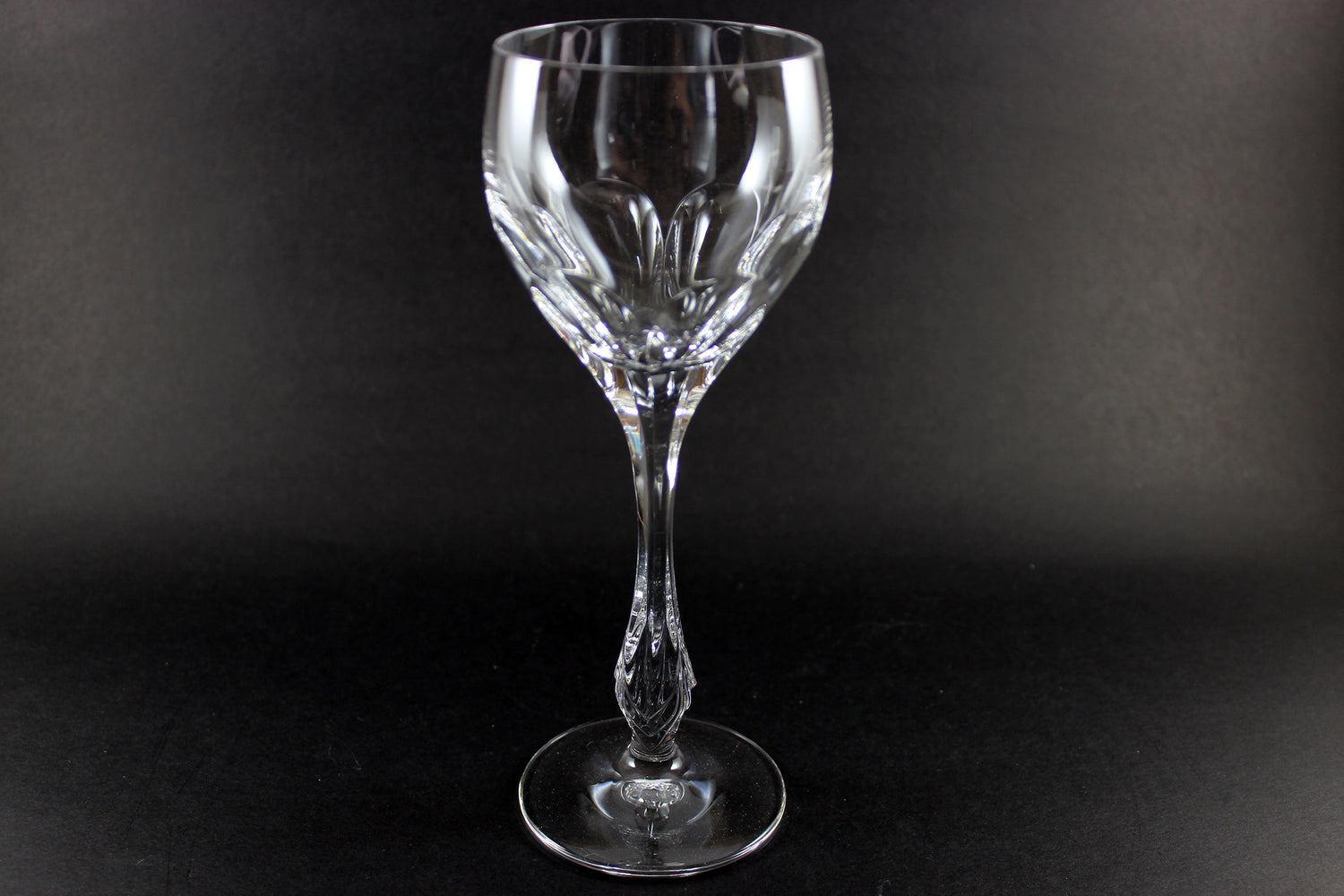 Nachtmann Crystal, Lenore Pattern, Claret Wine Glasses