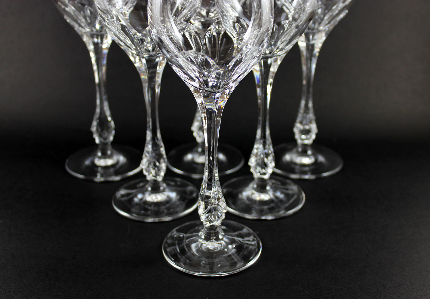 Nachtmann Crystal, Lenore Pattern, Wine Glasses