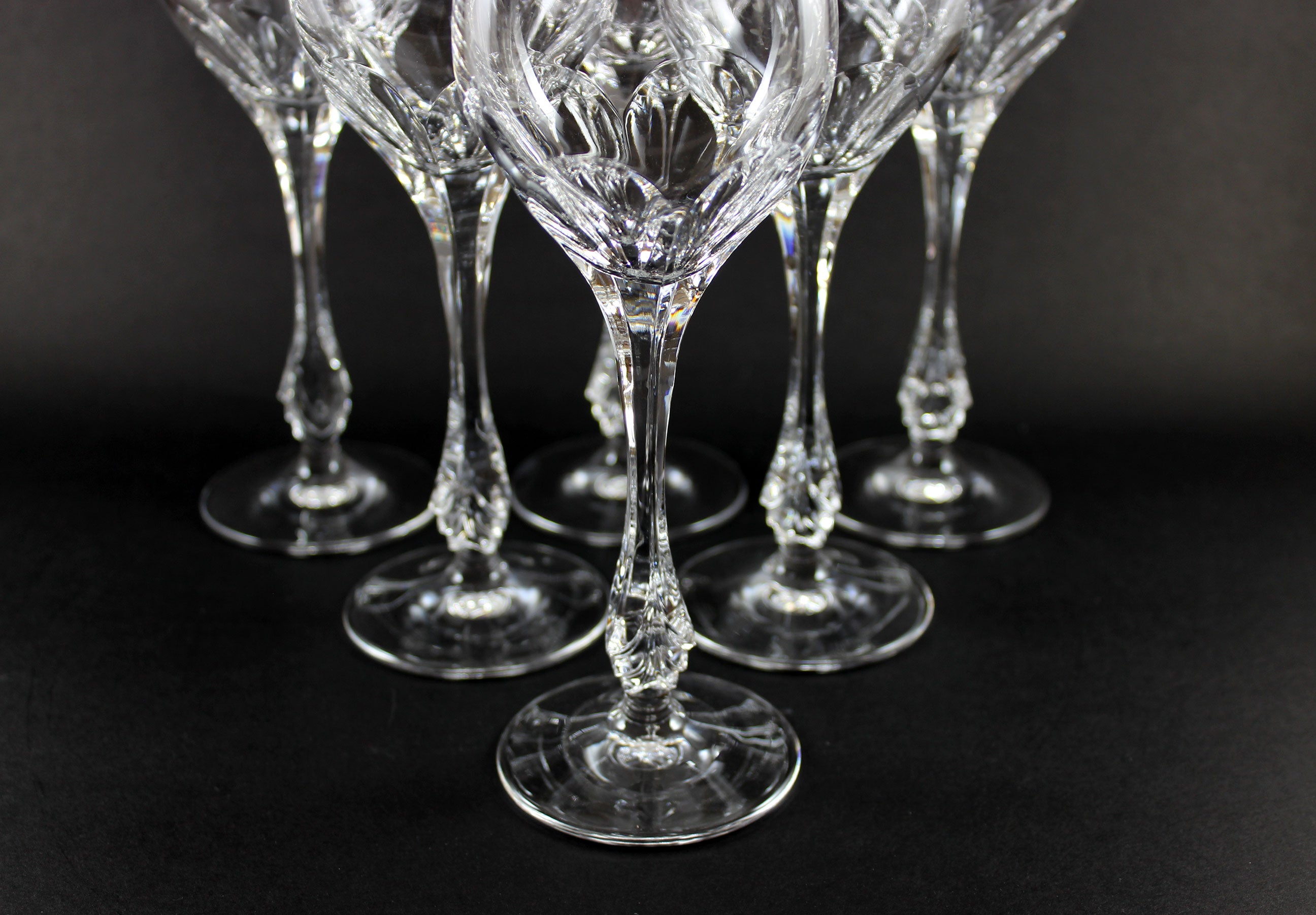 Nachtmann Crystal, Lenore Pattern, Wine Glasses