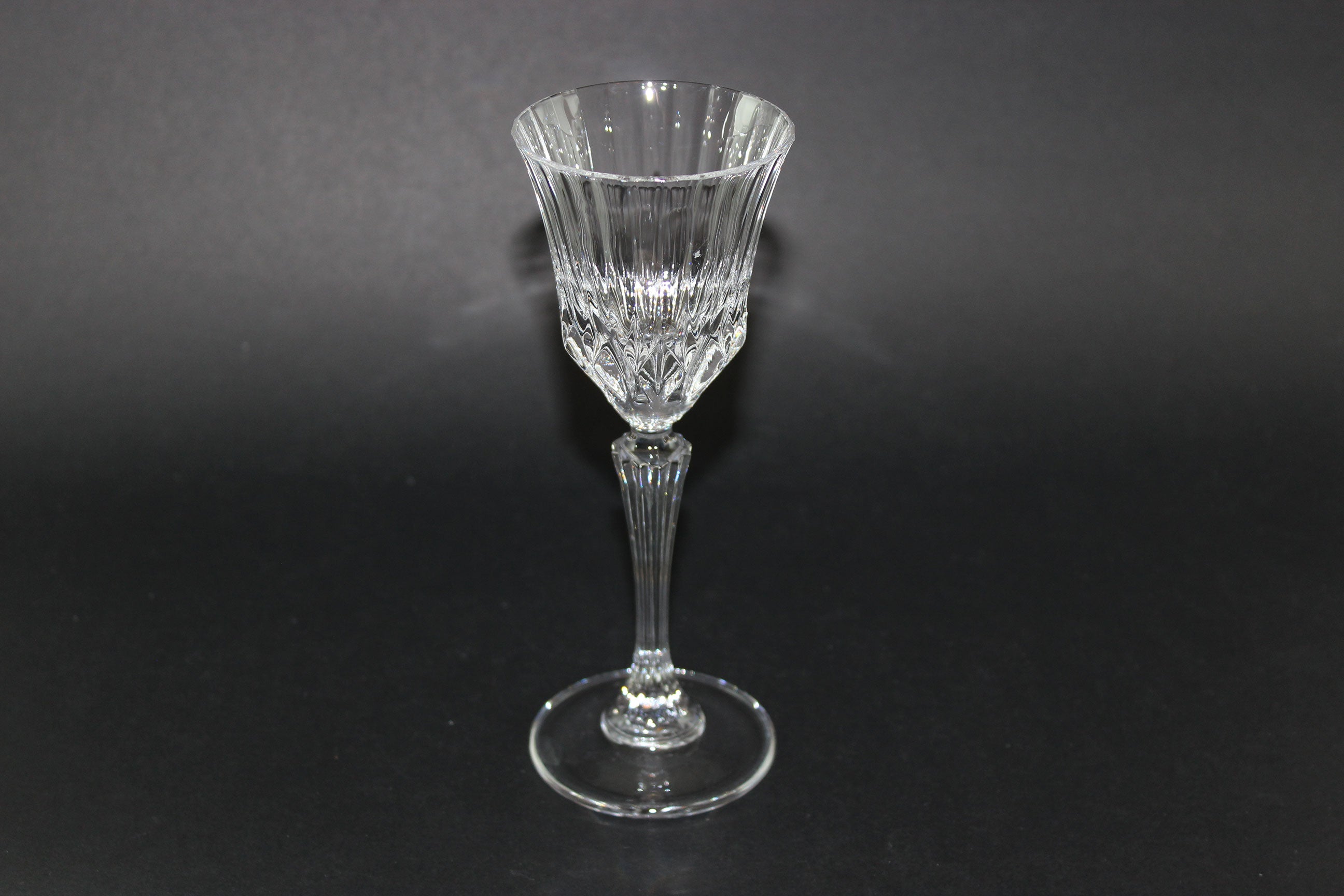 Oneida Crystal, Tall Cordial or Sherry Glass, Adagio Pattern