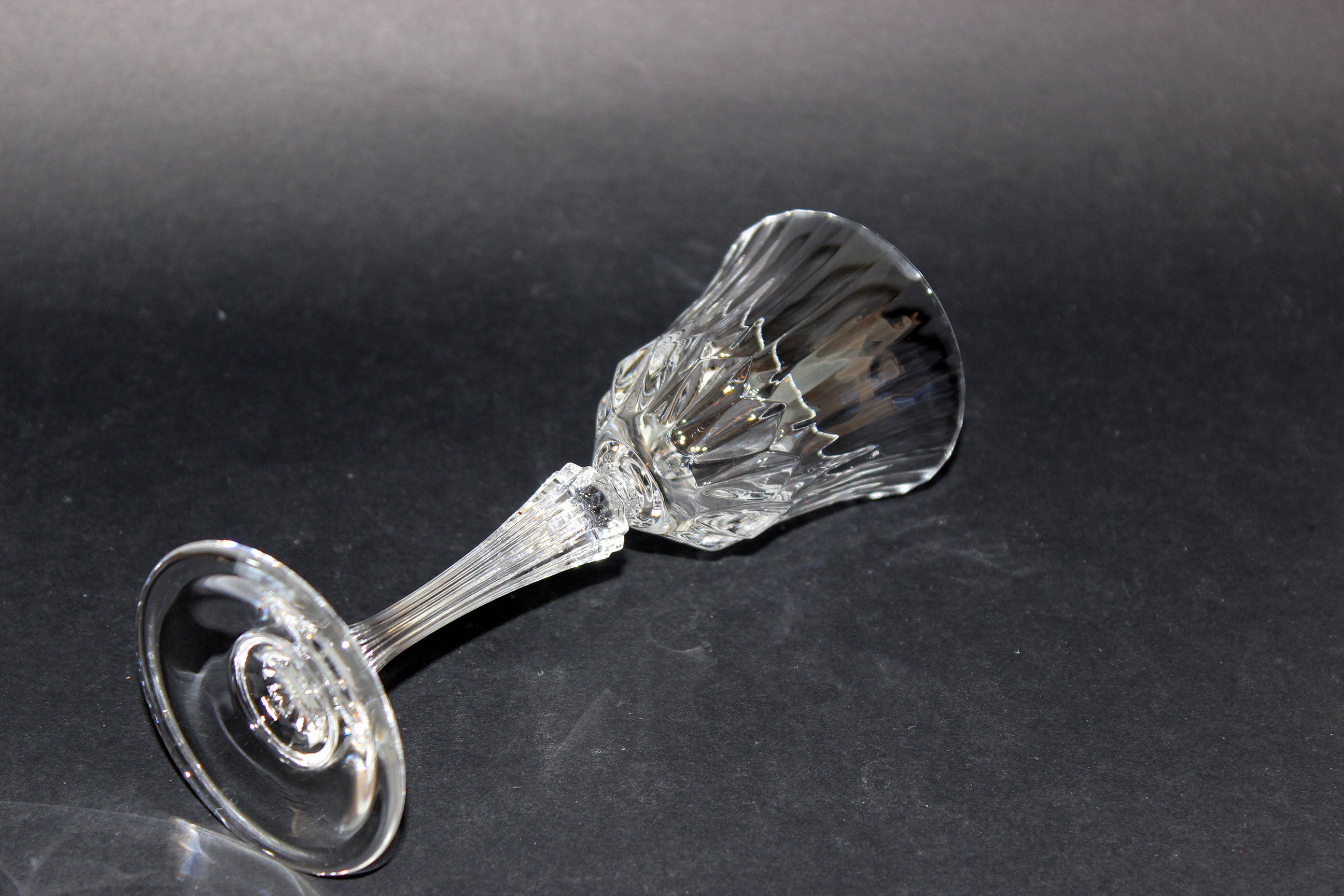 Oneida Crystal, Tall Cordial or Sherry Glass, Adagio Pattern