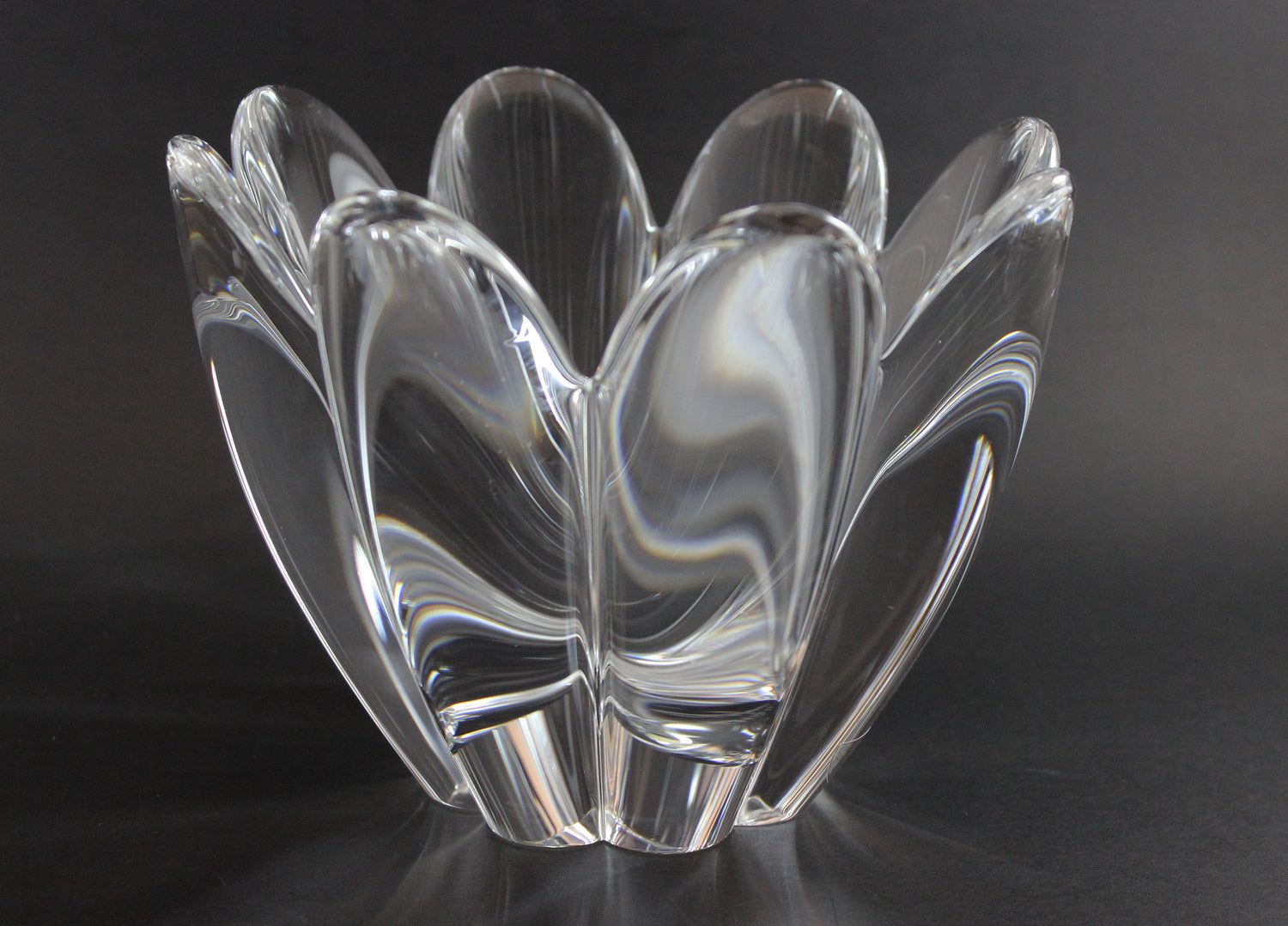 Orrefors, Mayflower Eight Petal Bowl