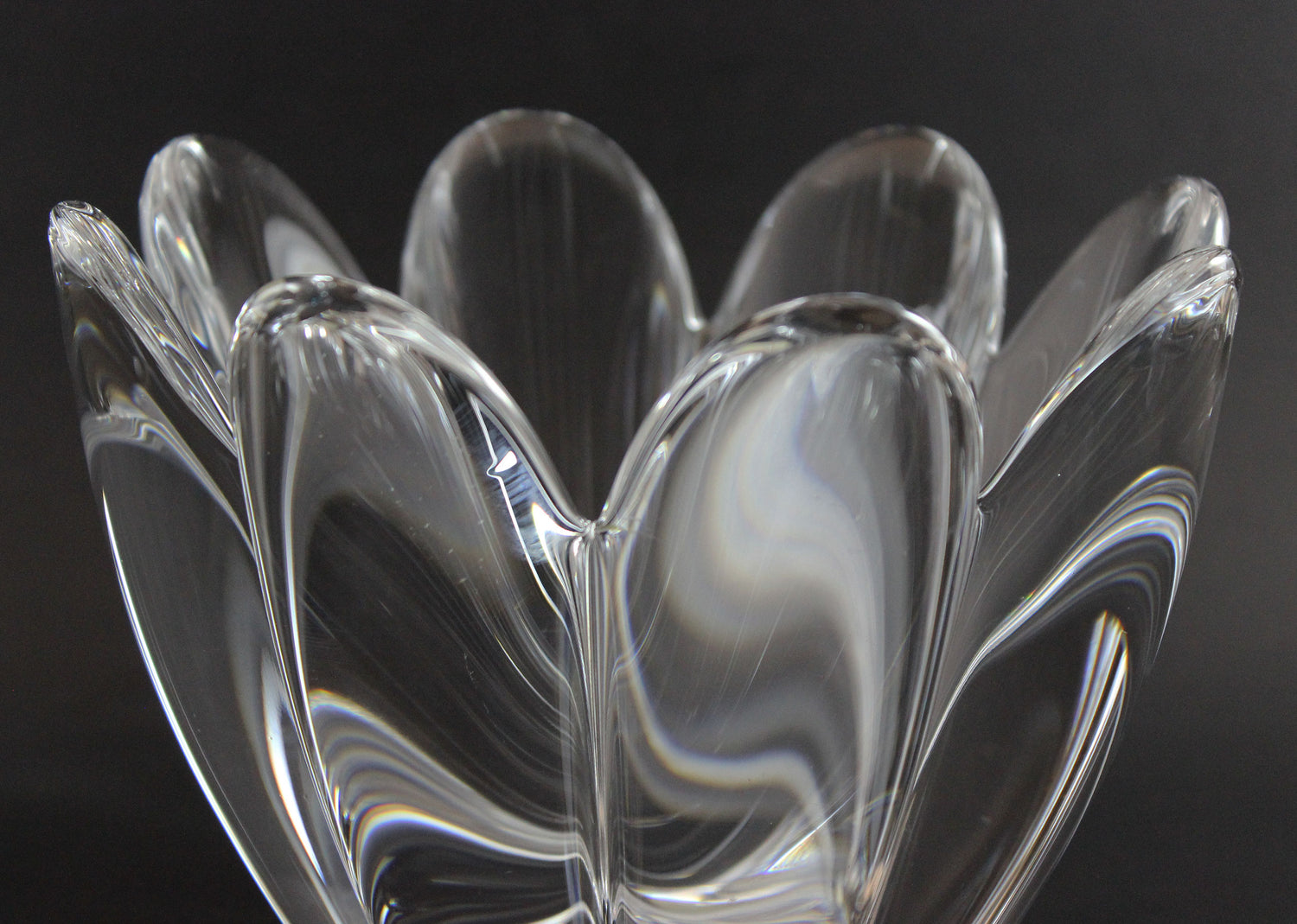 Orrefors, Mayflower Eight Petal Bowl