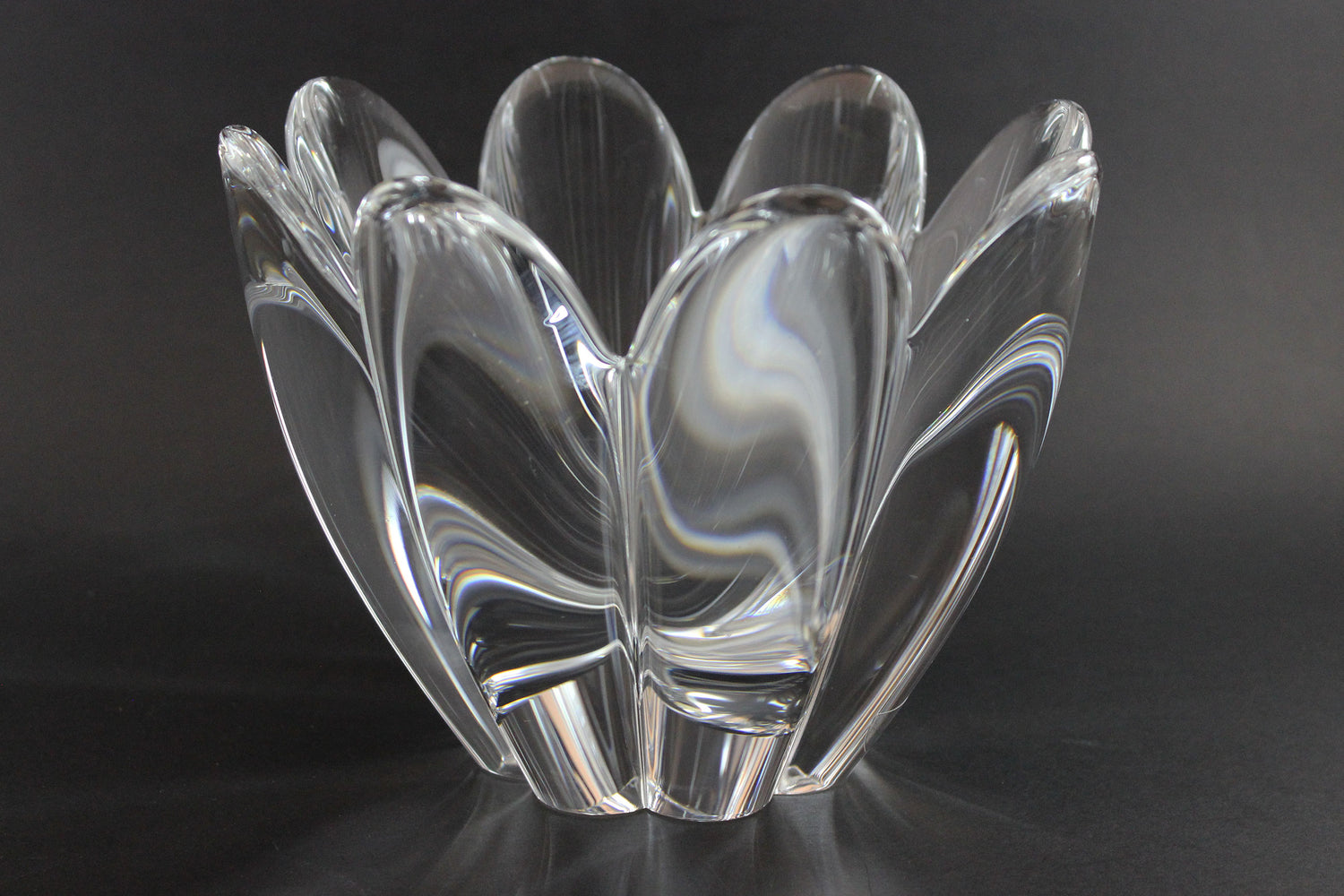 Orrefors, Mayflower Eight Petal Bowl